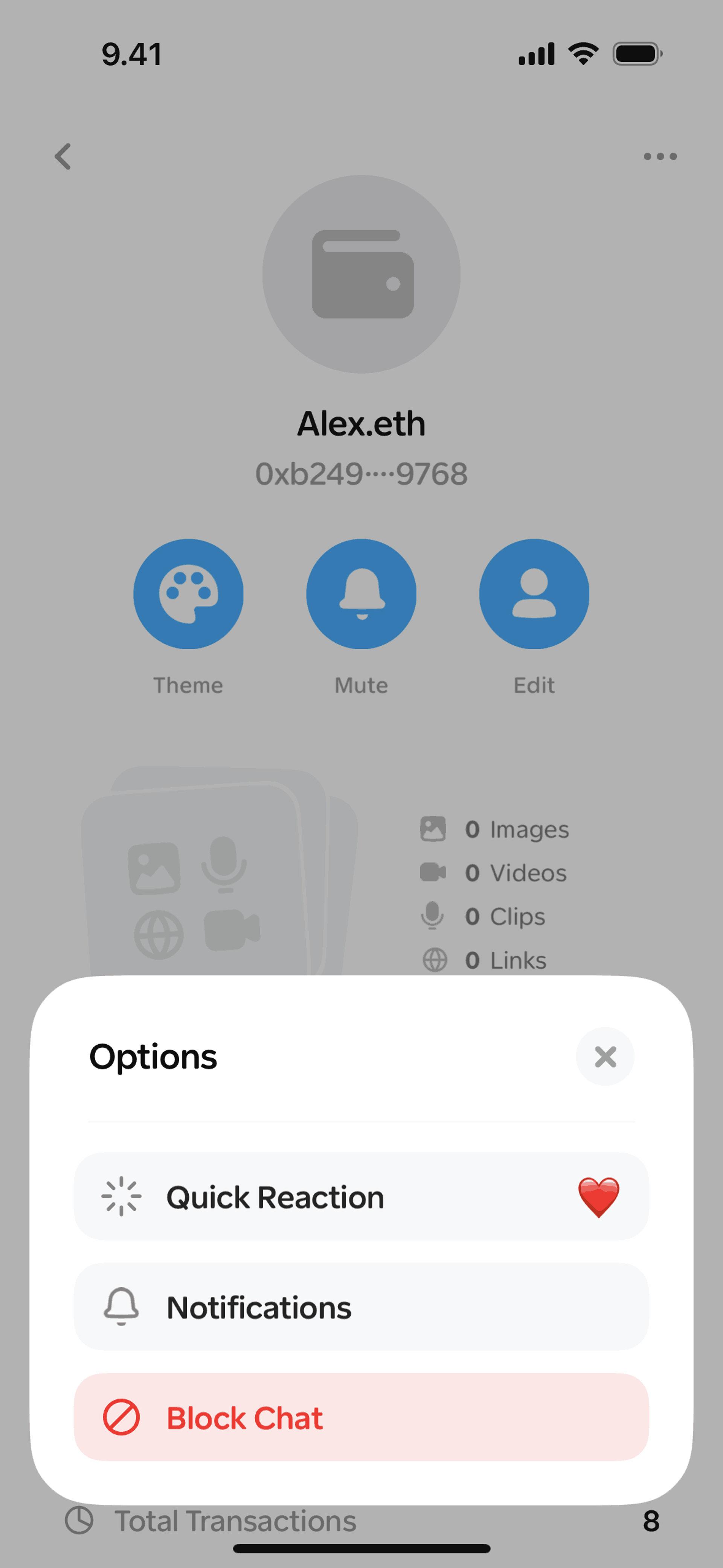 Family iOS Crypto & Web3 interface screenshot 4