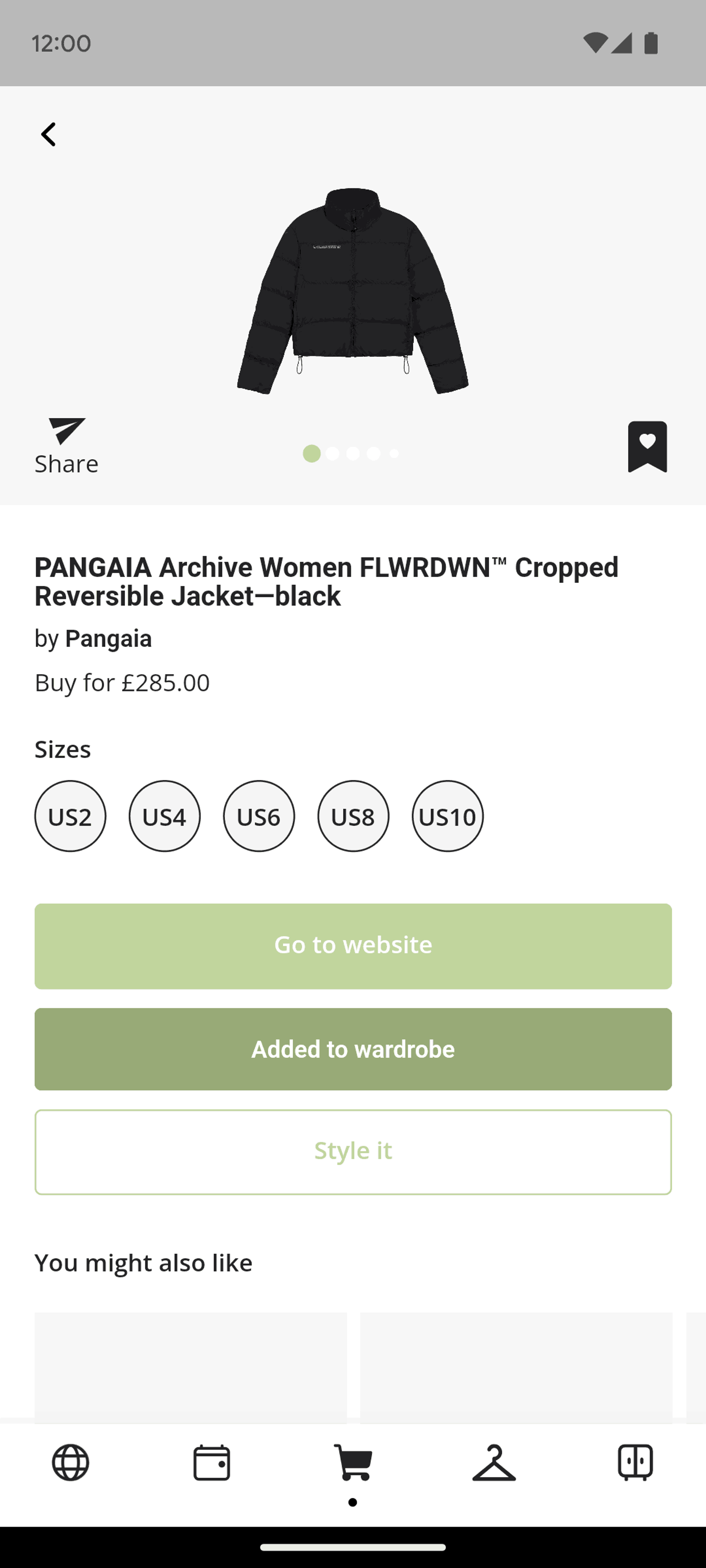 Whering Android Lifestyle interface screenshot 8