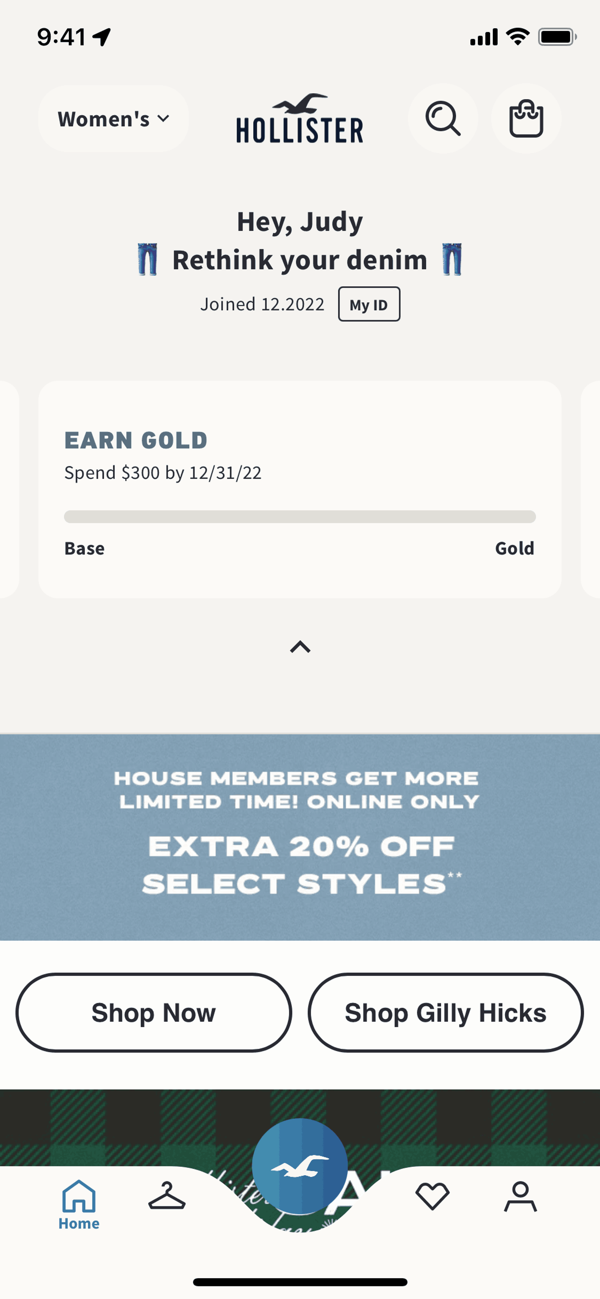 Hollister Co. iOS Shopping interface screenshot 20