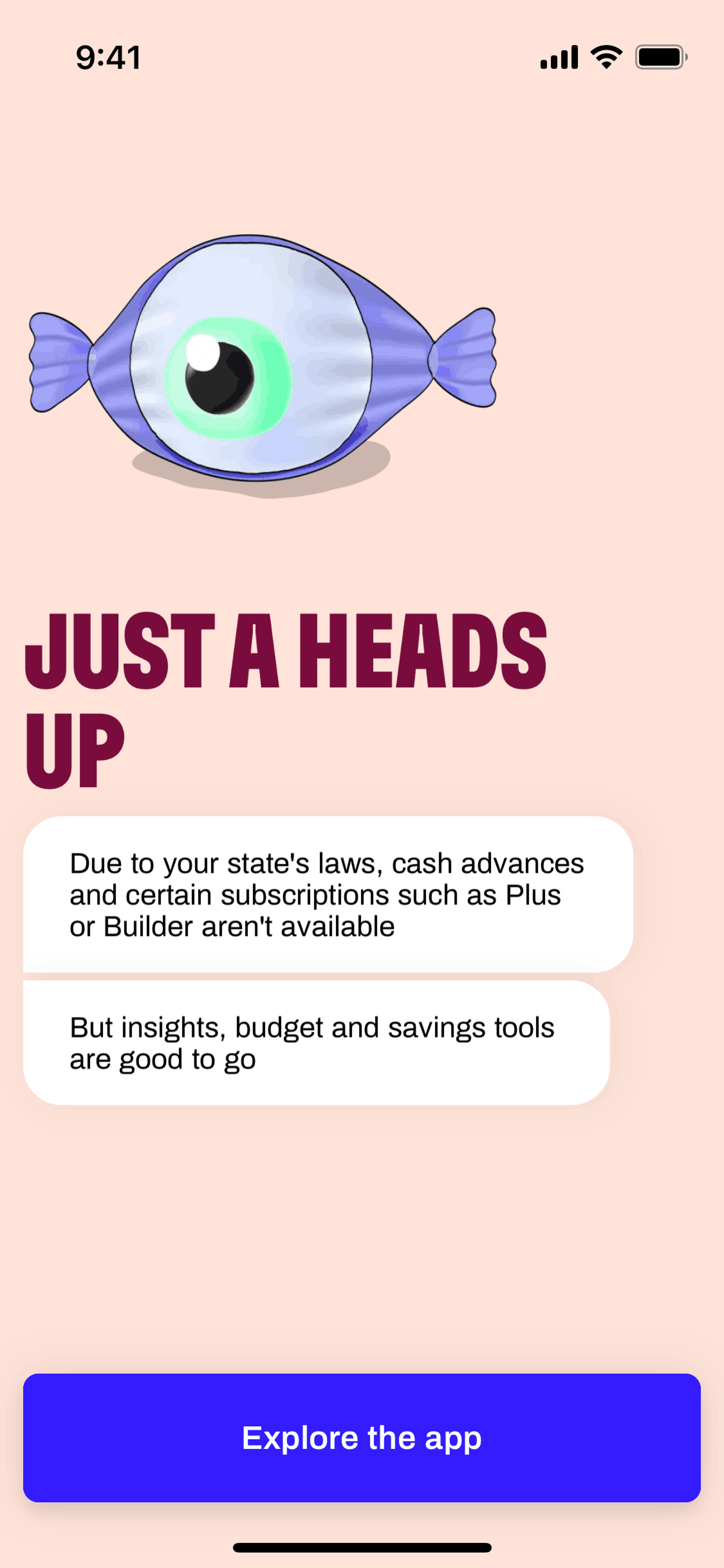 Cleo iOS Finance interface screenshot 17