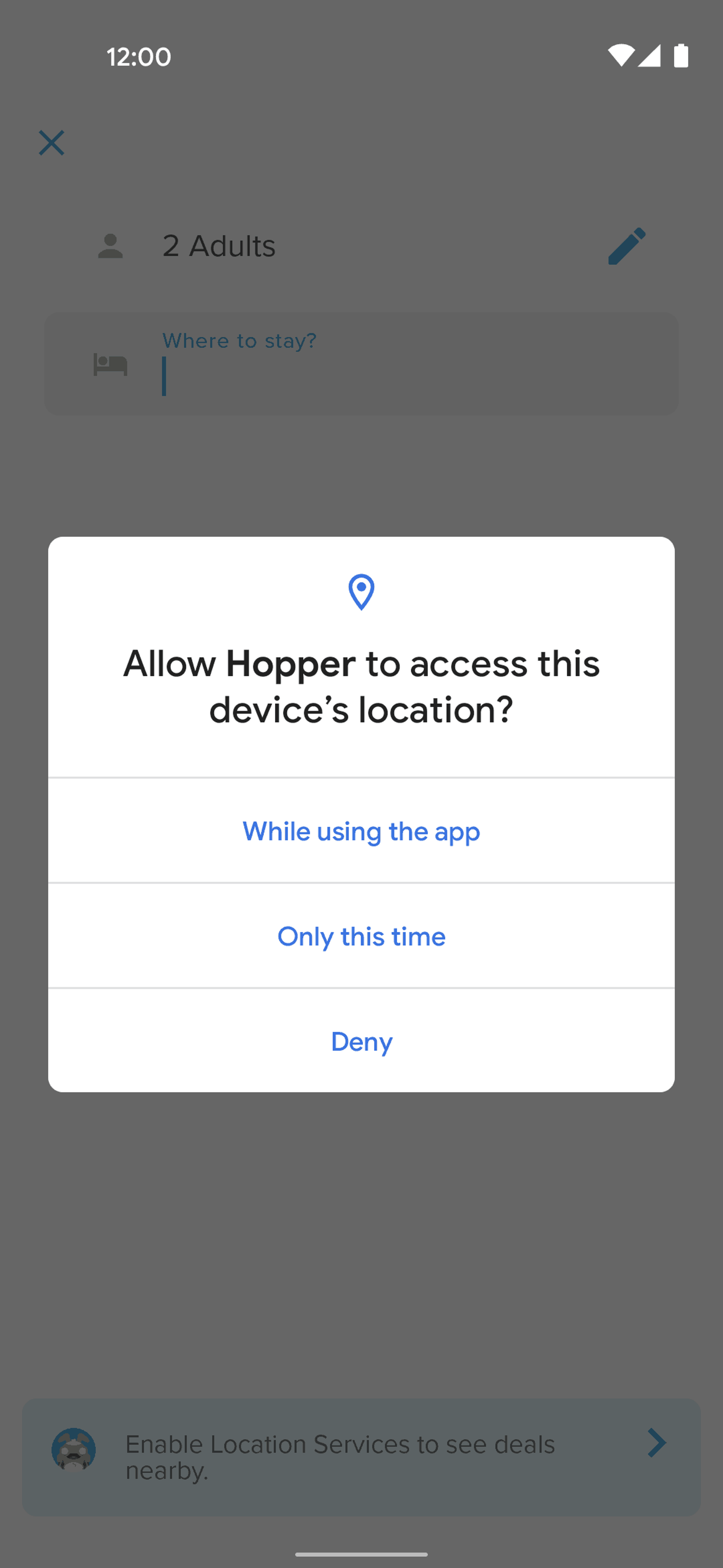 Hopper Android Travel & Transportation interface screenshot 9