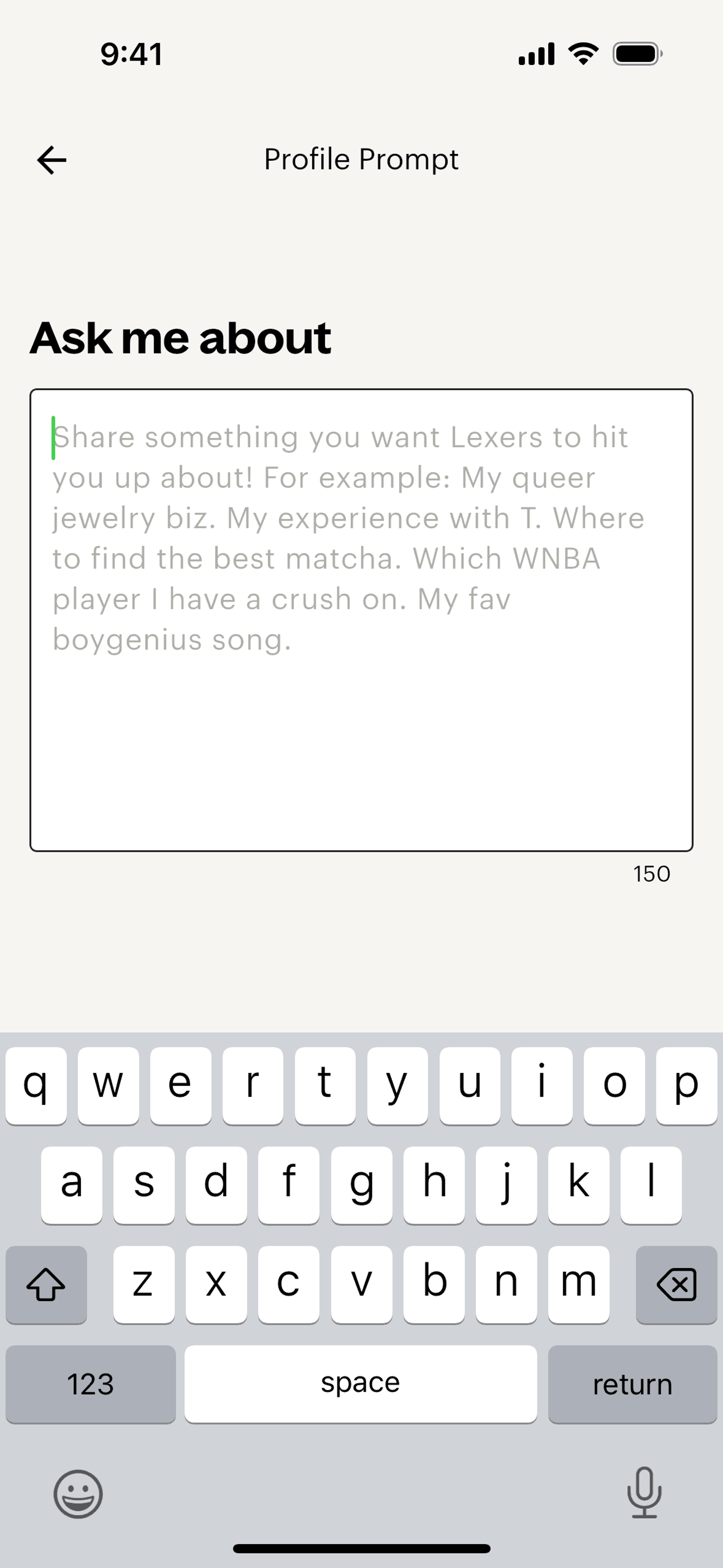 Lex iOS Social Networking interface screenshot 16