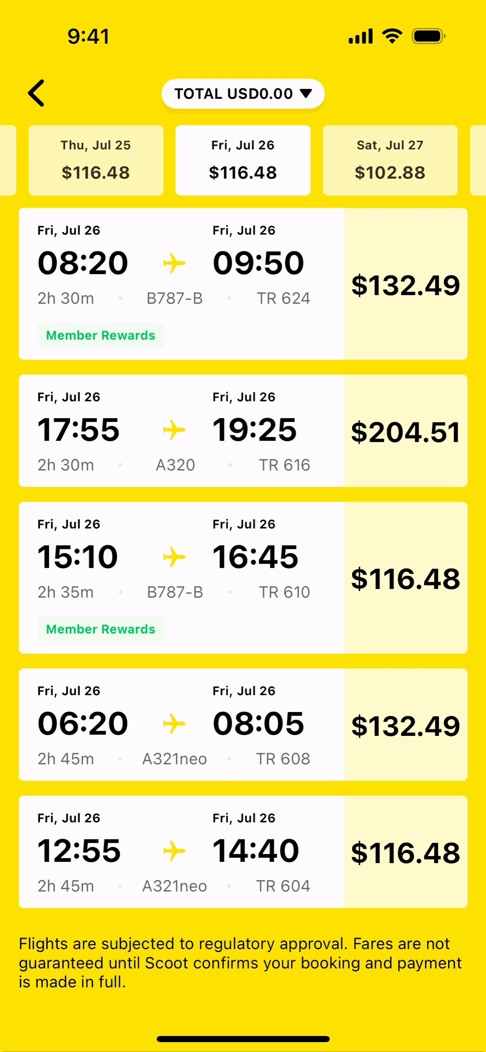 Scoot iOS Travel & Transportation interface screenshot 19