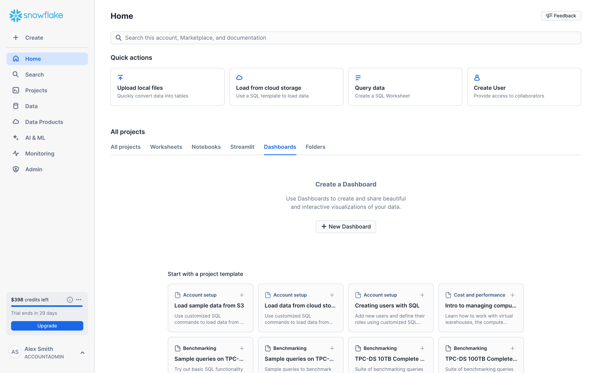 Snowflake Web Developer Tools interface screenshot 5