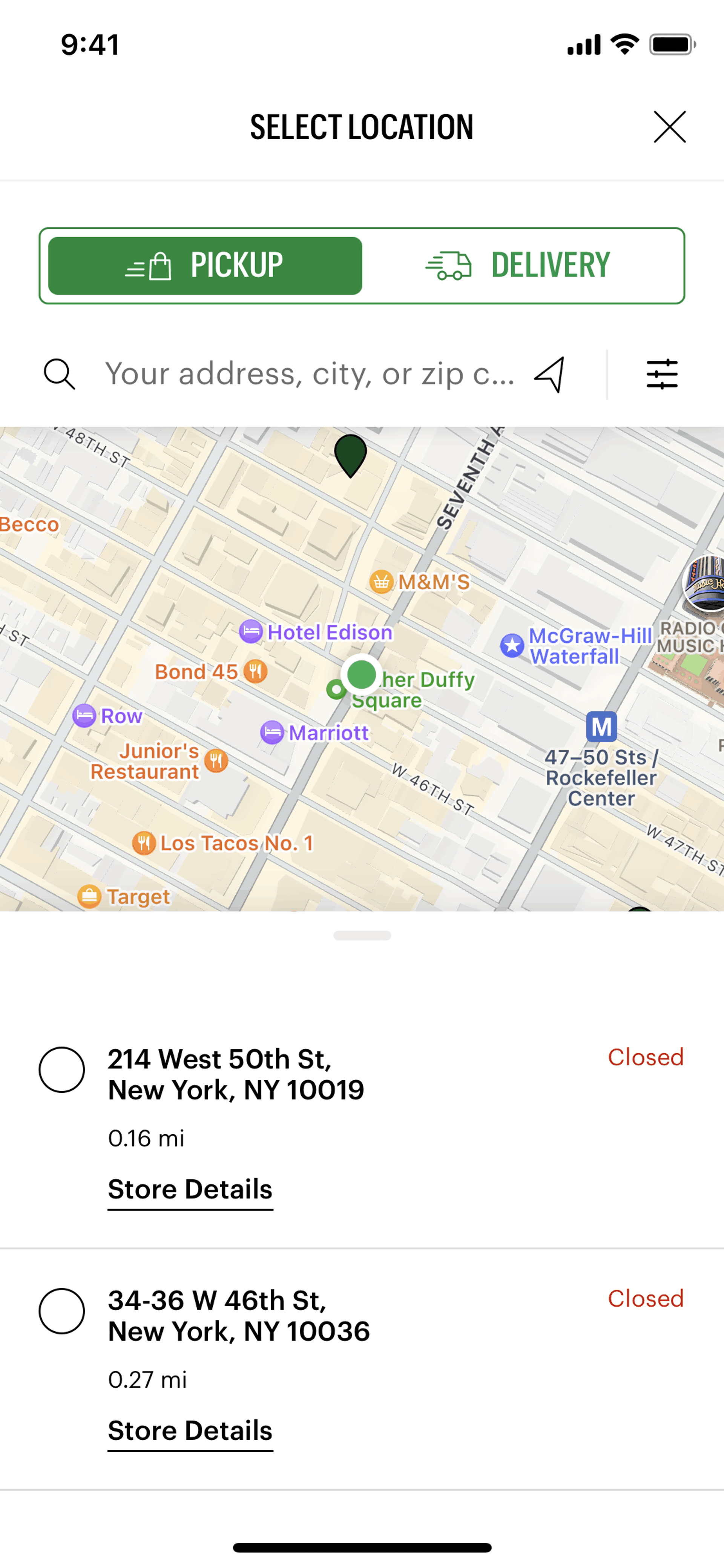 Subway iOS Food & Drink interface screenshot 12
