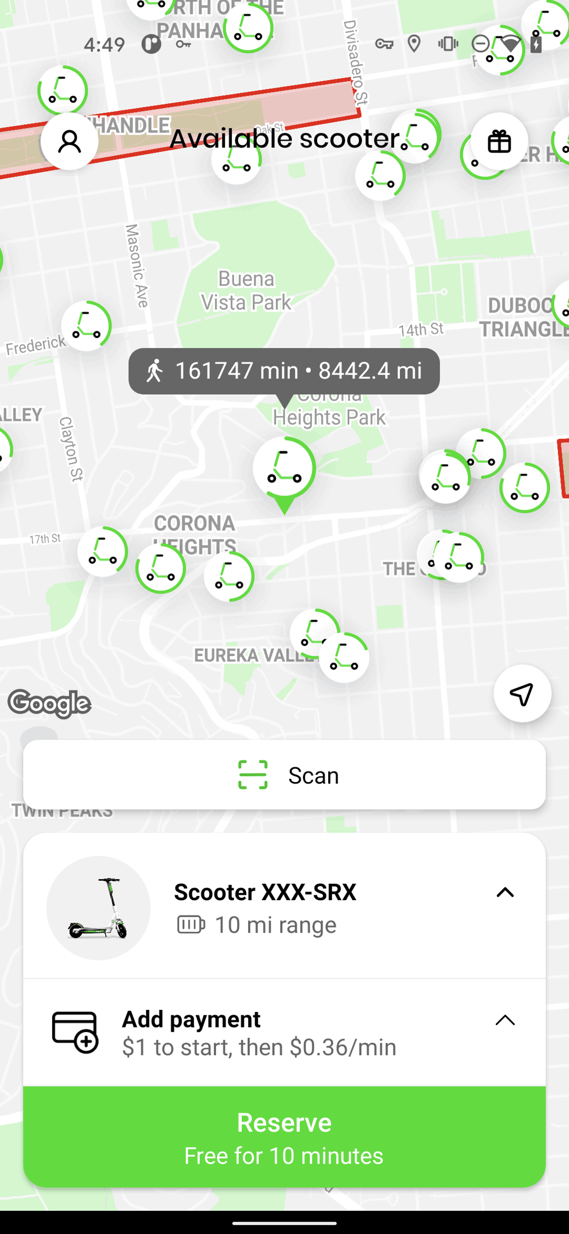 Lime Android Travel & Transportation interface screenshot 4