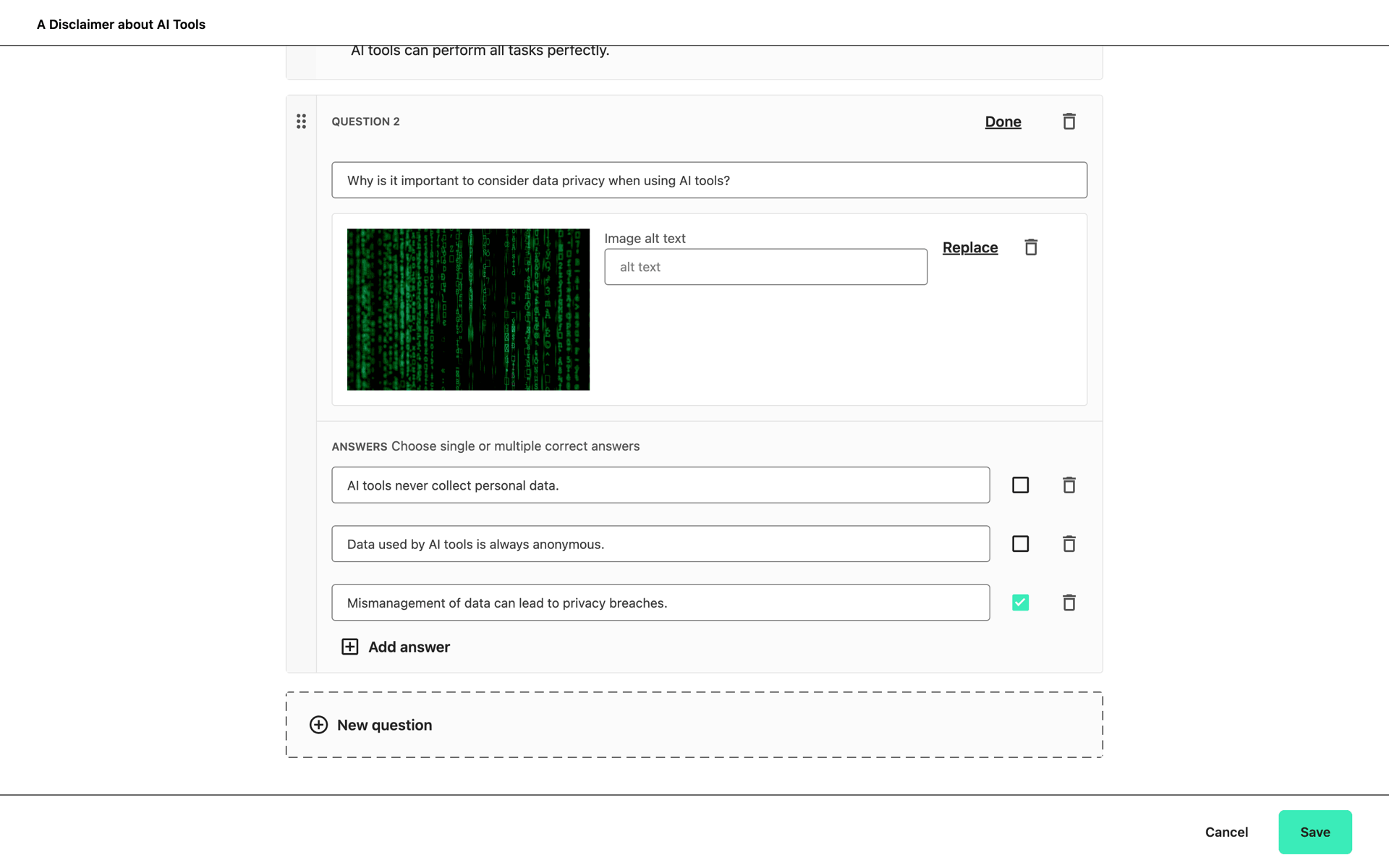 Teachable Web Business interface screenshot 10