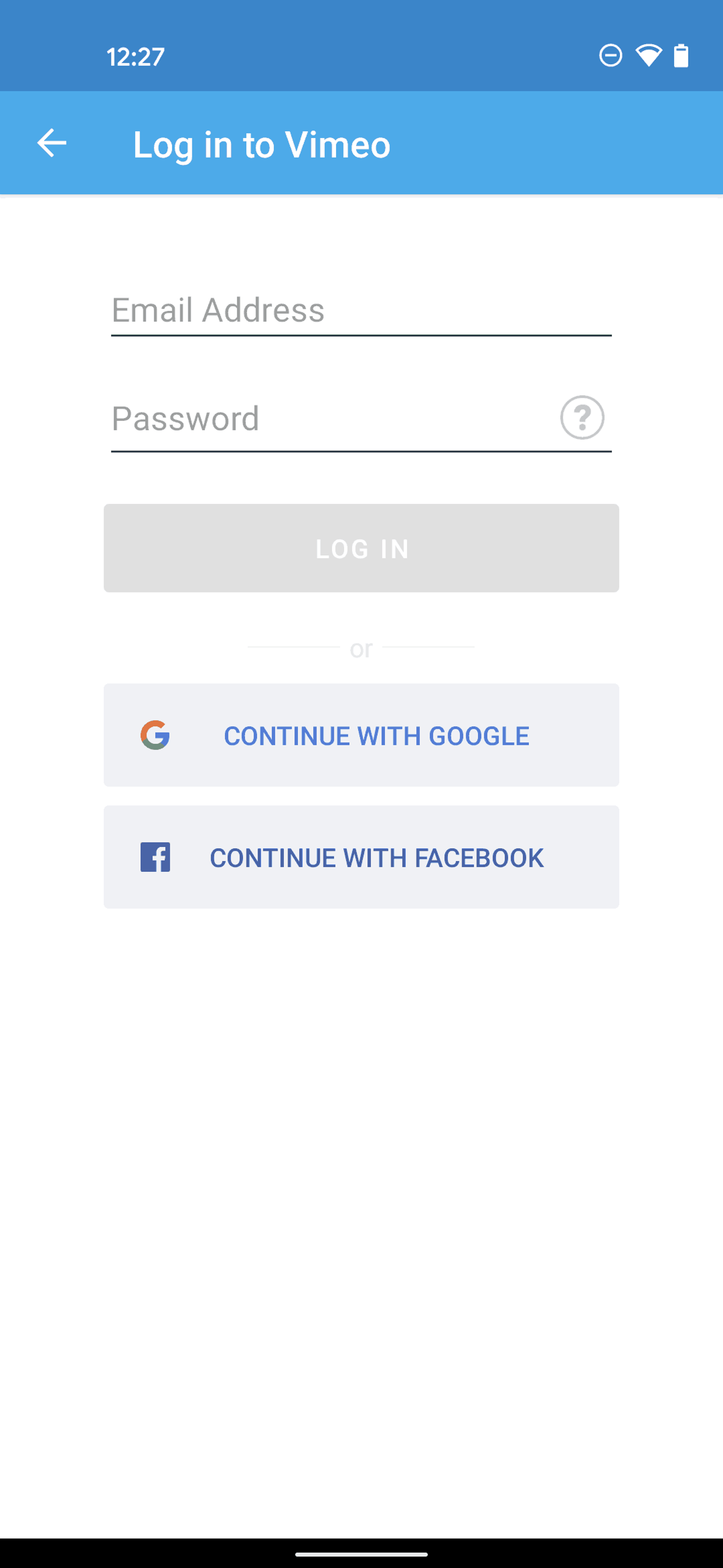 Vimeo Android Photo & Video interface screenshot 5