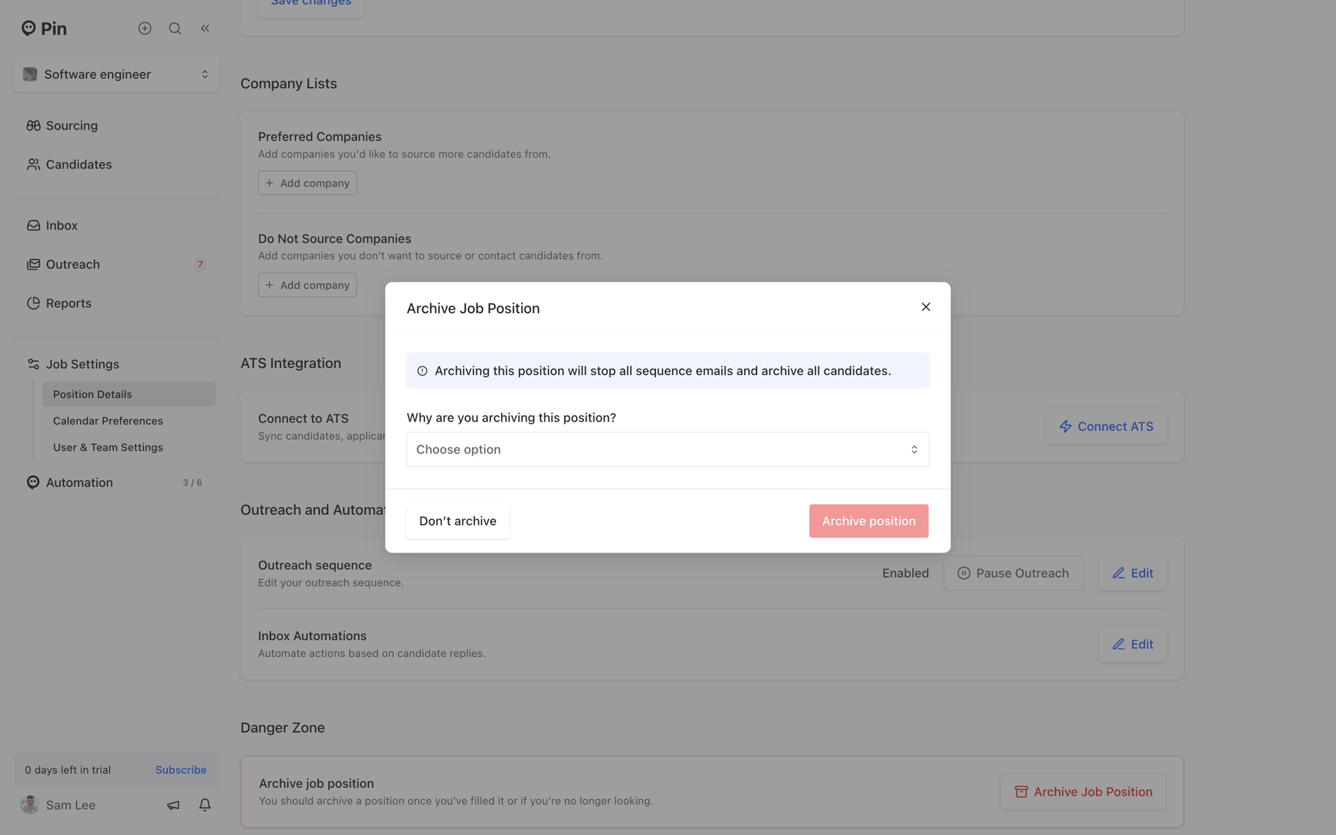 Pin Web AI interface screenshot 19