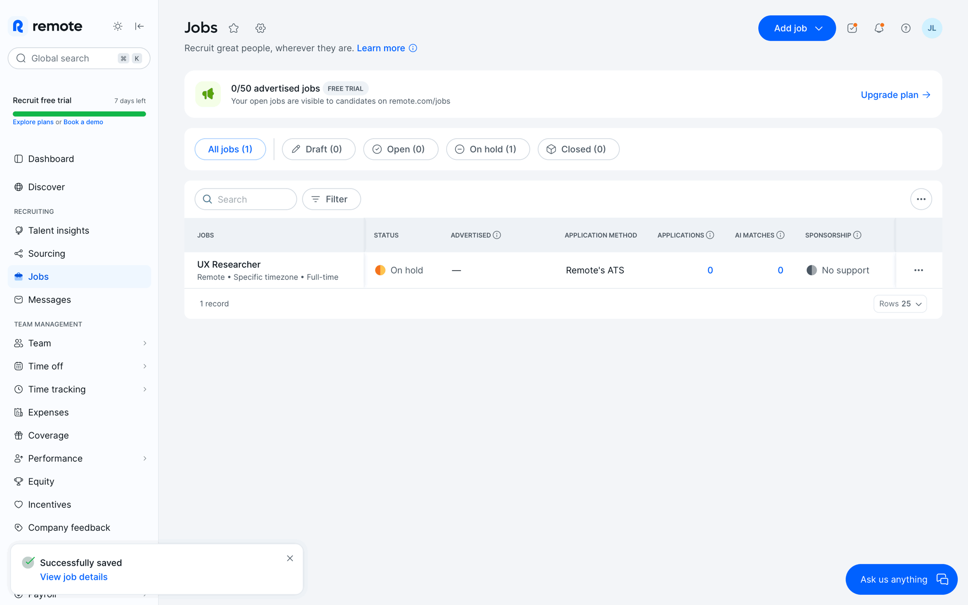 Remote Web Business interface screenshot 11