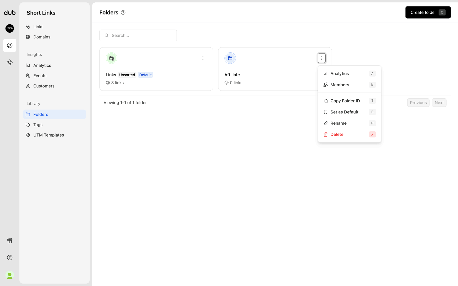 Dub Web Business interface screenshot 19