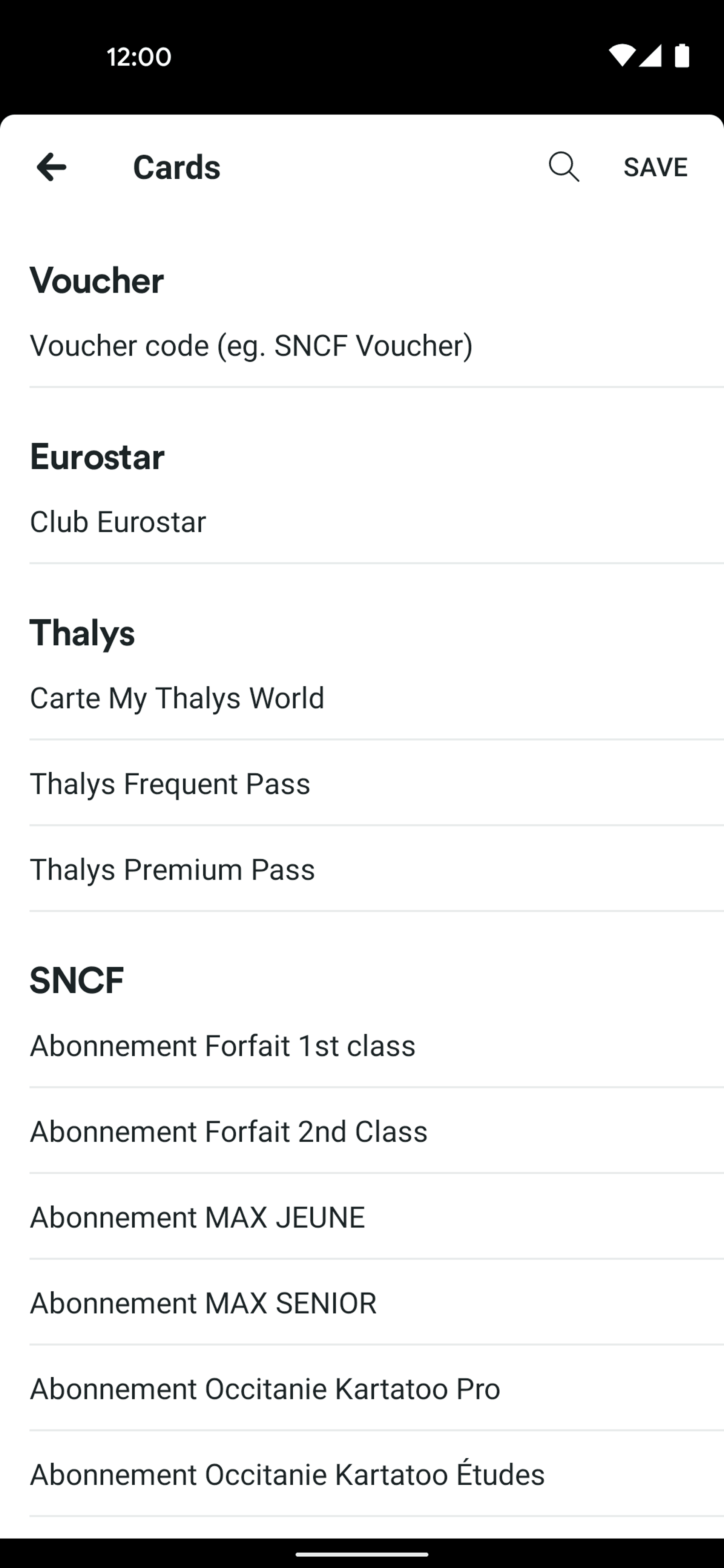 Trainline Android Travel & Transportation interface screenshot 15