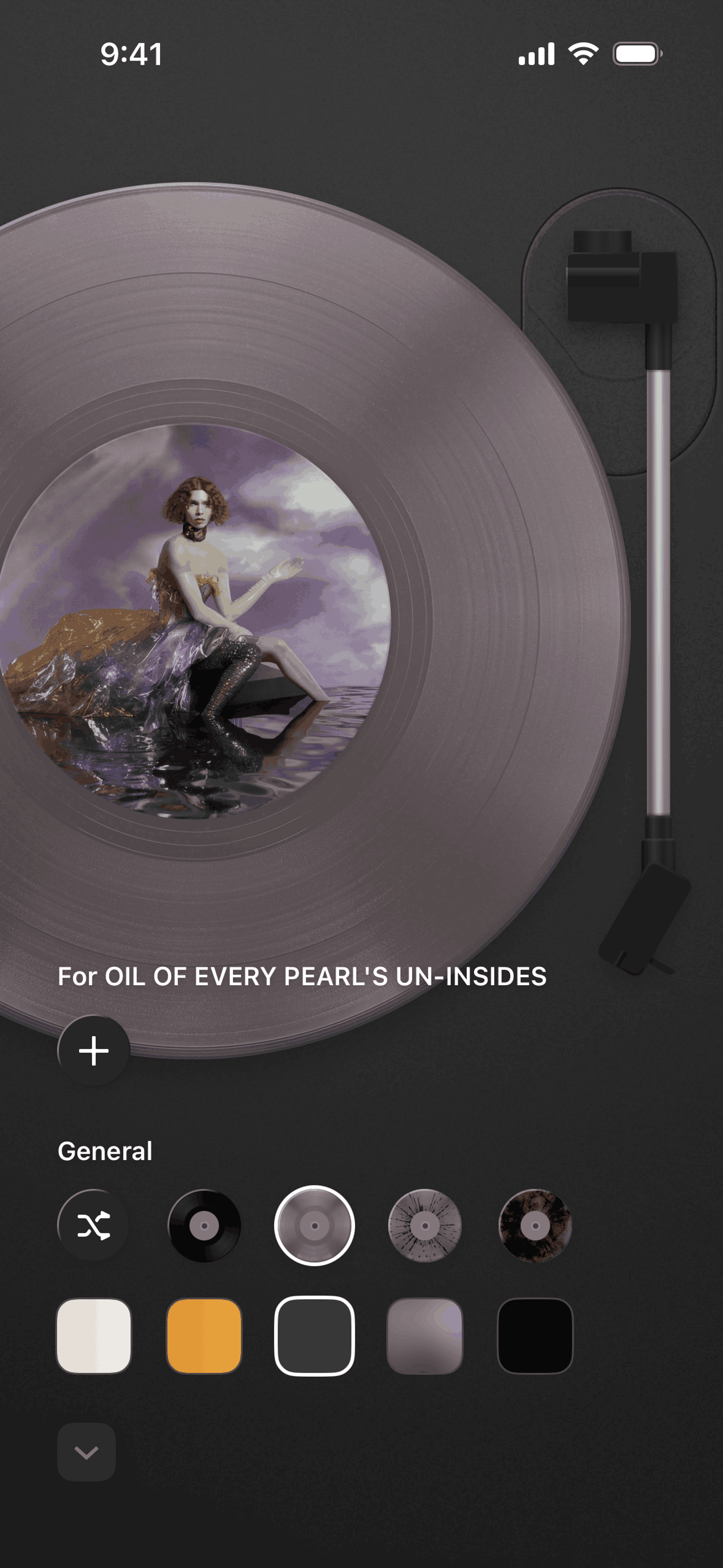 MD Vinyl iOS Music & Audio interface screenshot 11