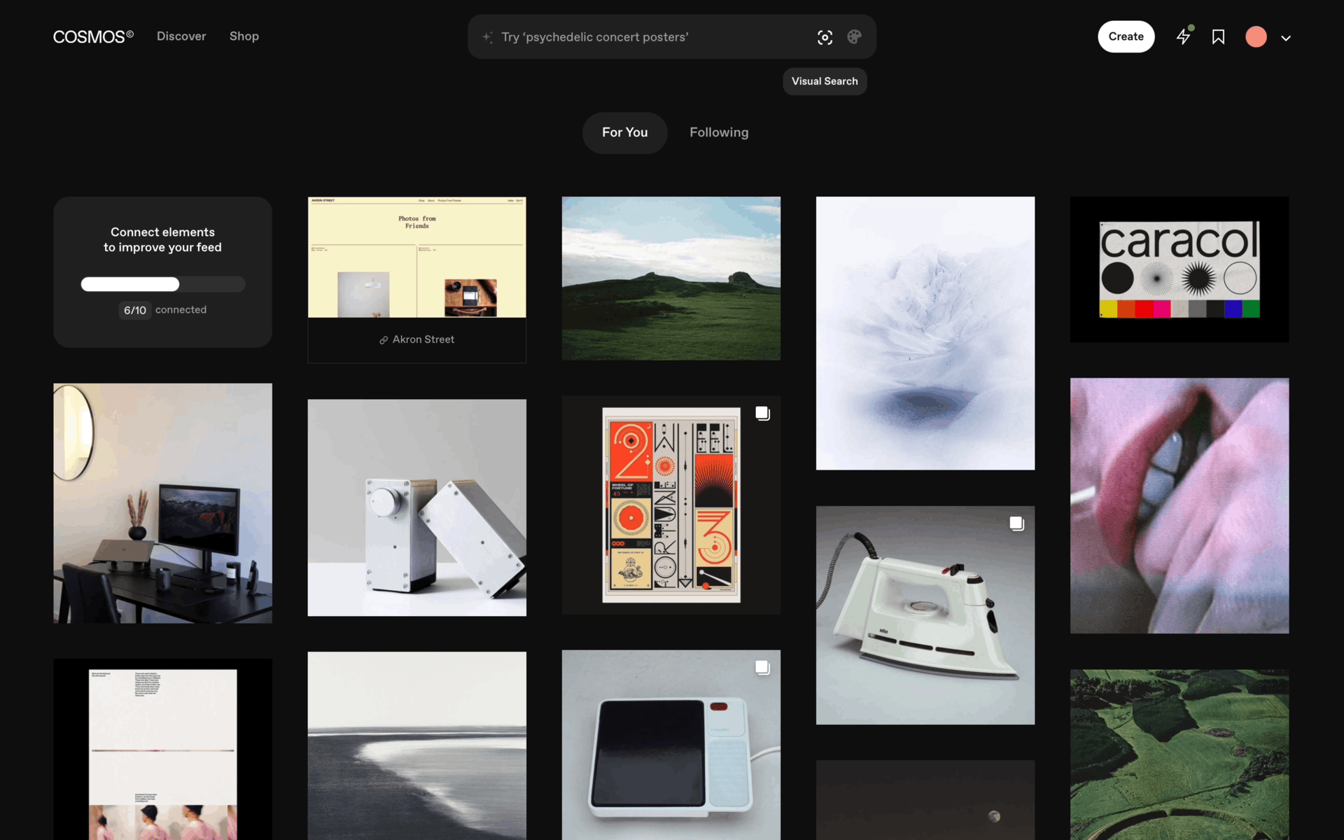 Cosmos Web Photo & Video interface screenshot 6