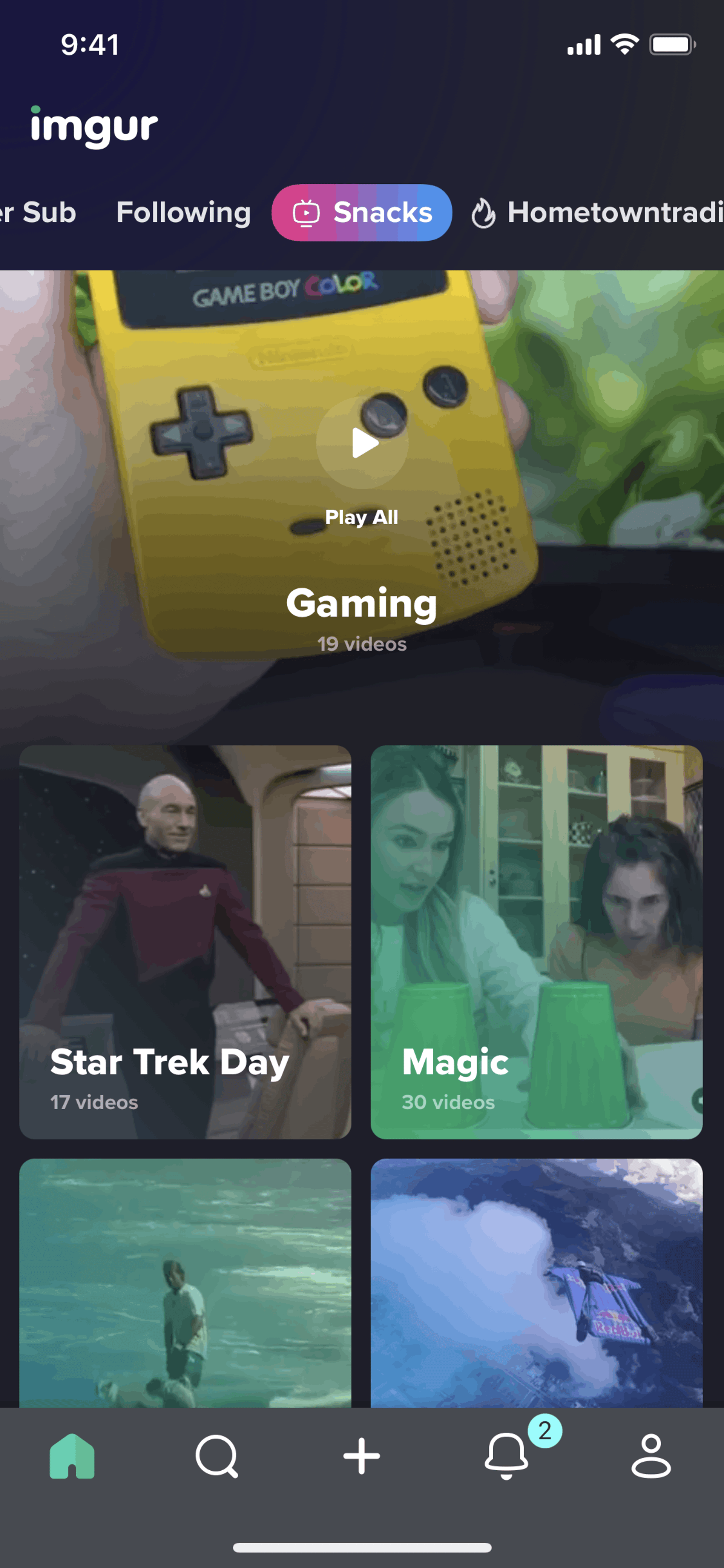Imgur iOS Photo & Video interface screenshot 5