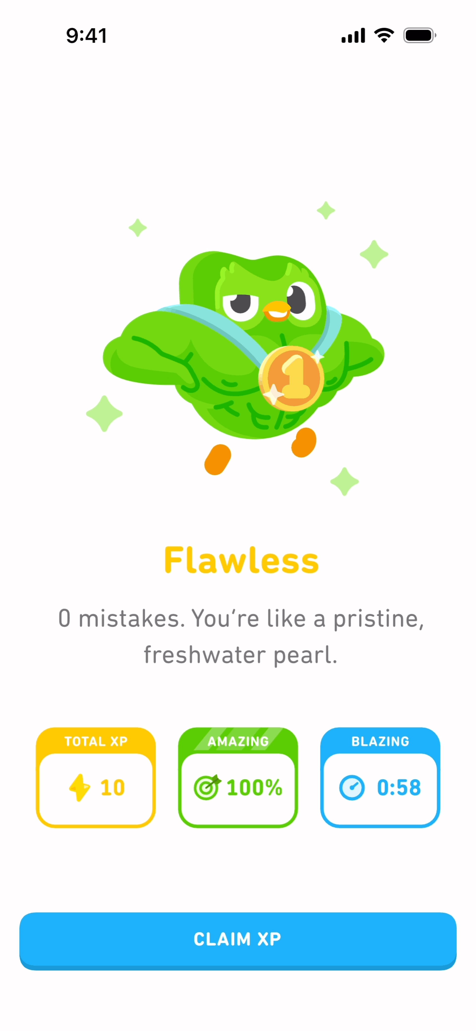 Duolingo iOS Education interface screenshot 9