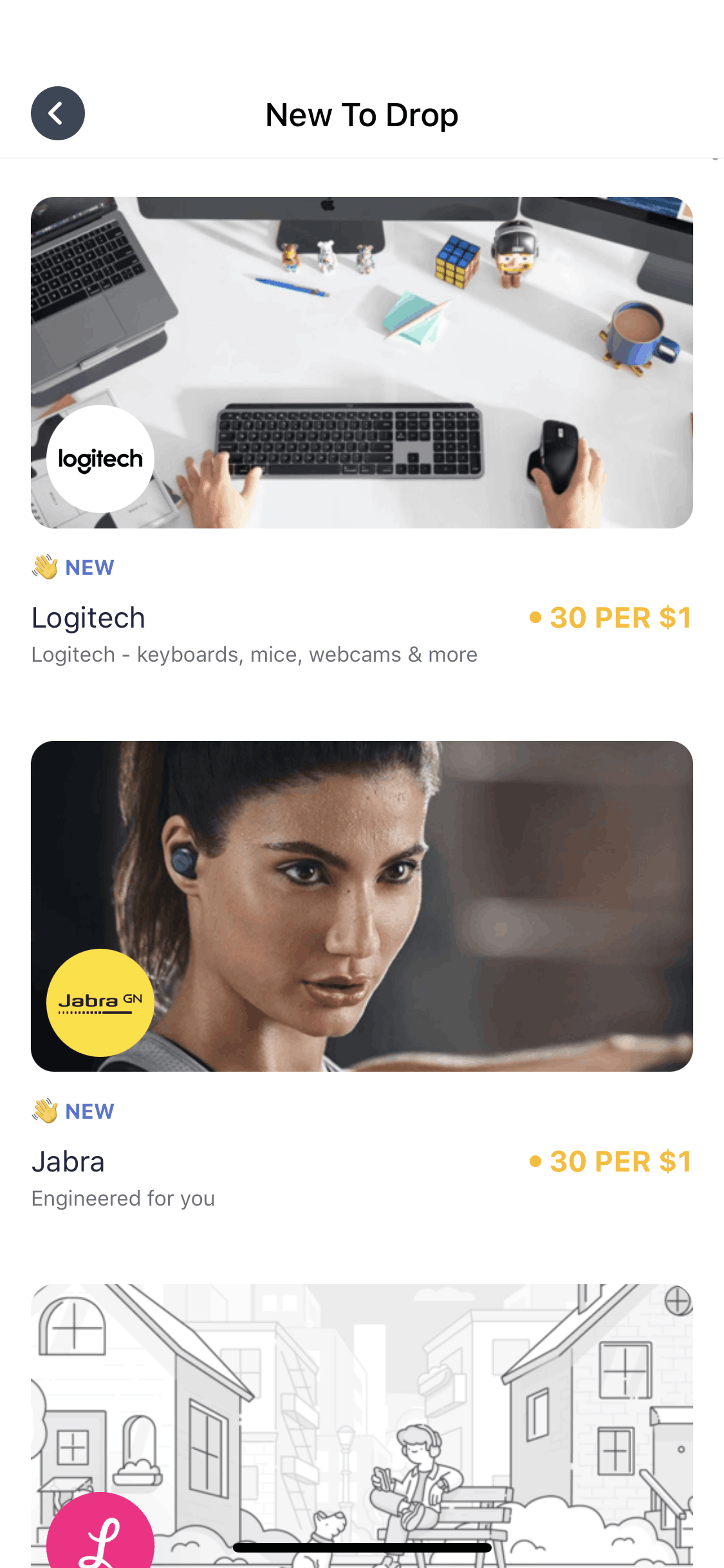 Drop iOS Lifestyle interface screenshot 16