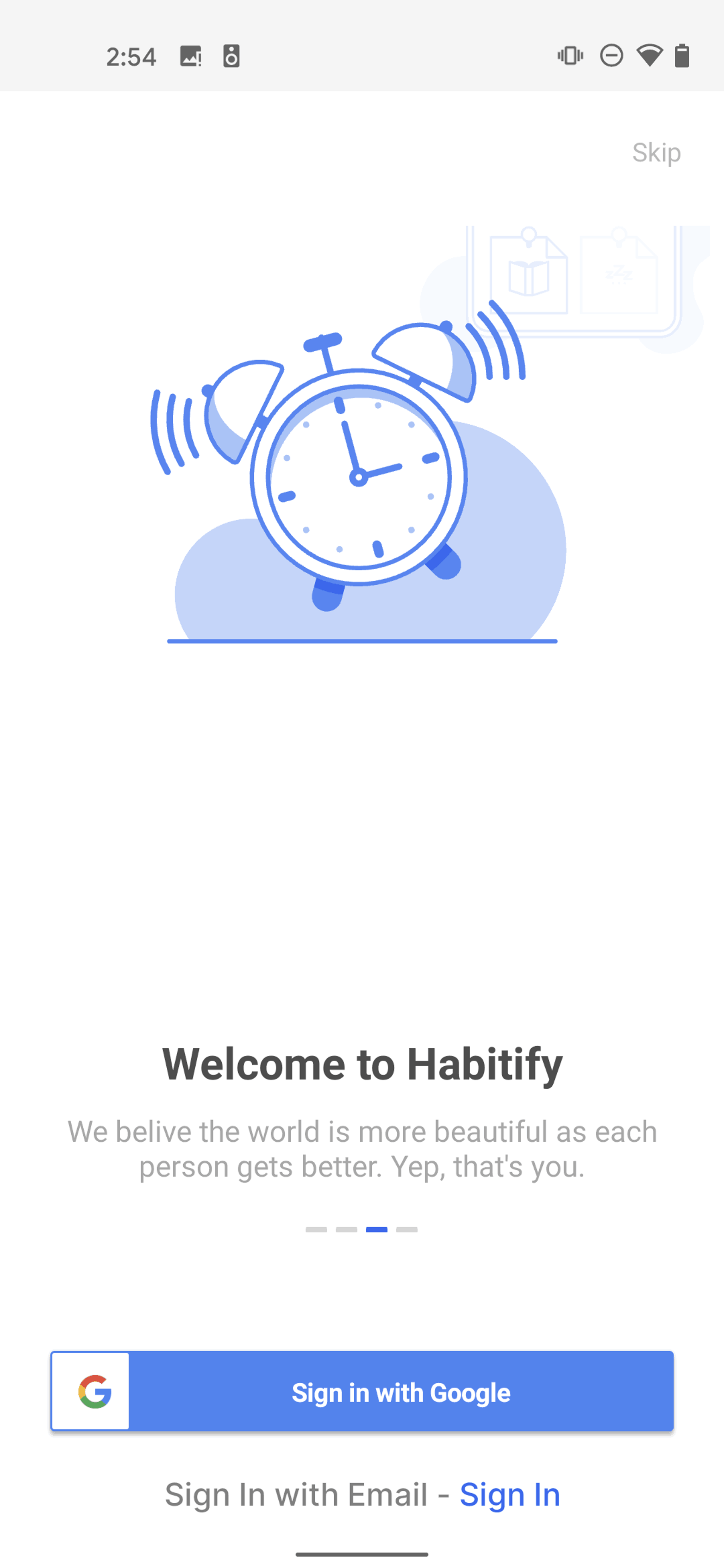 Habitify Android Productivity interface screenshot 3