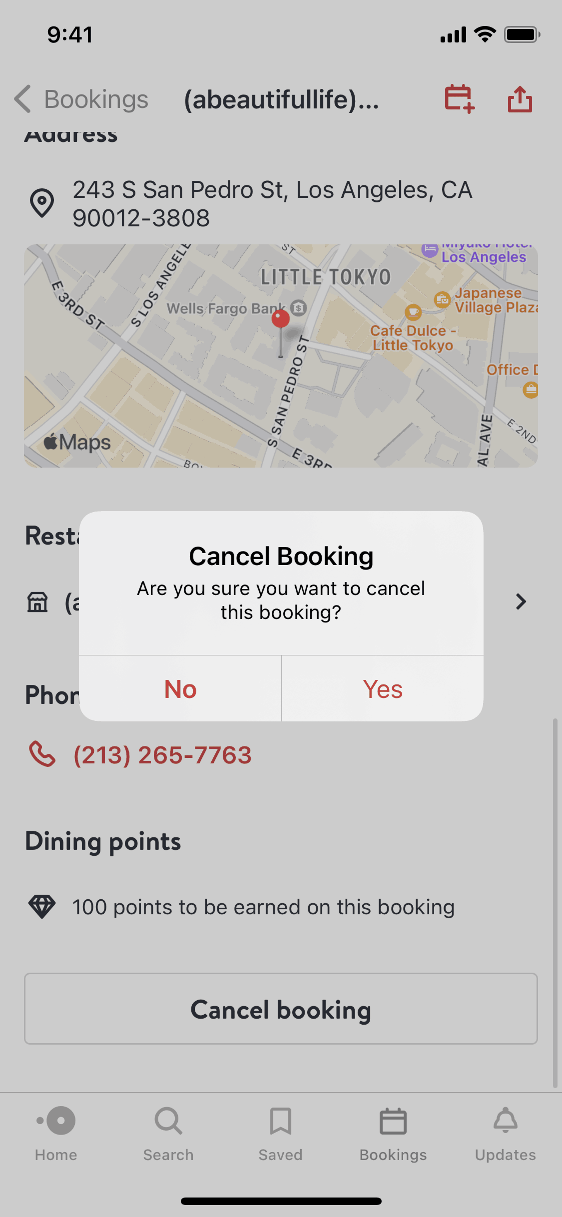 OpenTable iOS Food & Drink interface screenshot 15