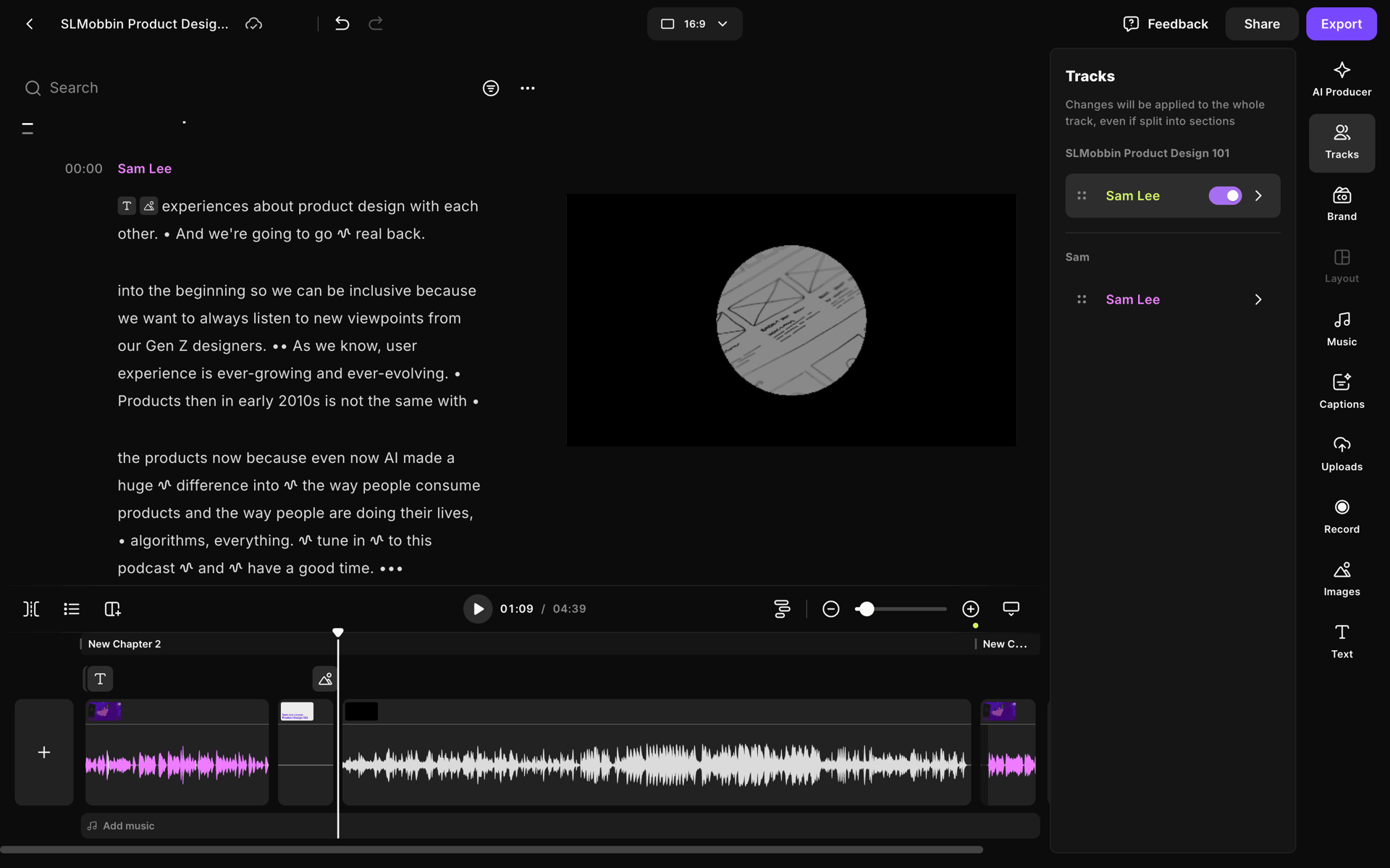 Riverside Web Photo & Video interface screenshot 10