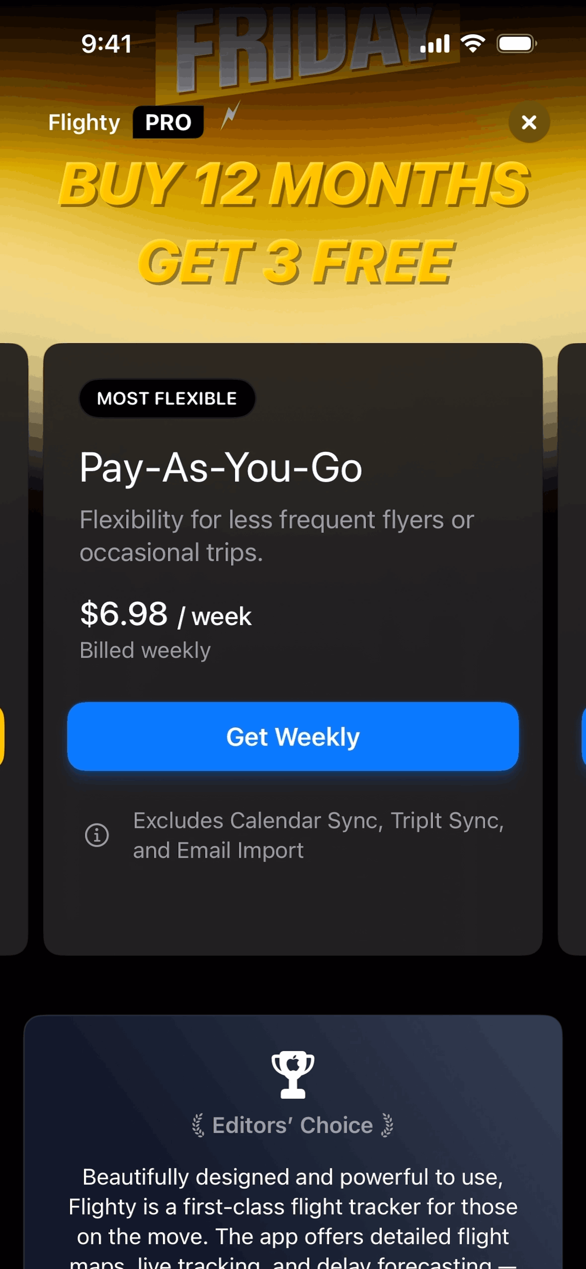 Flighty iOS Travel & Transportation interface screenshot 6
