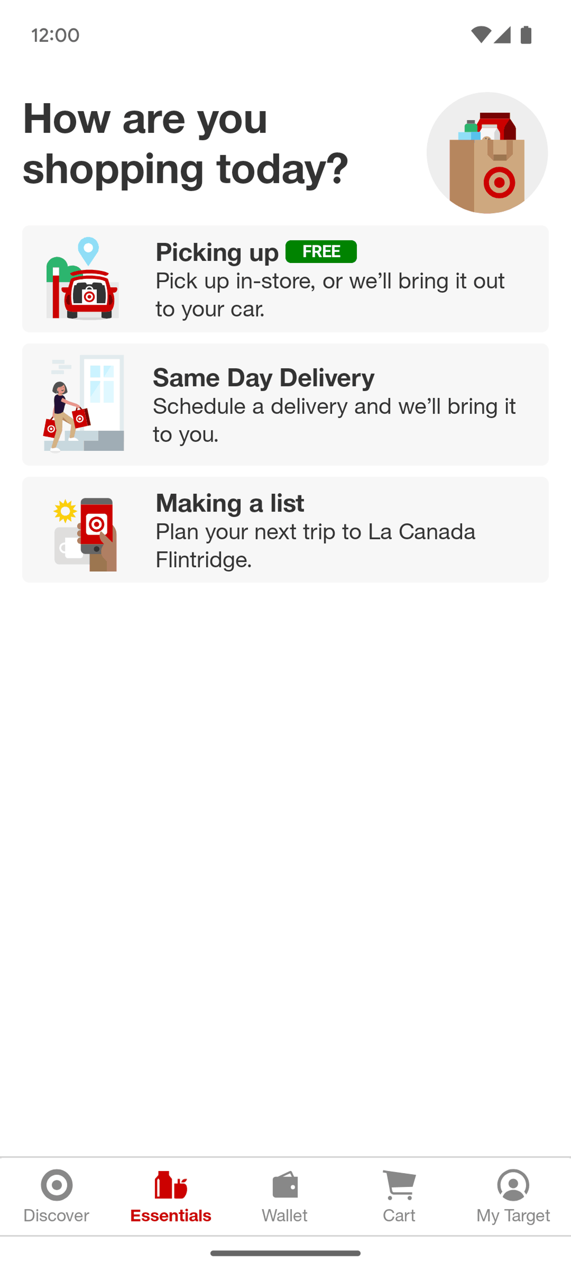 Target Android Shopping interface screenshot 7