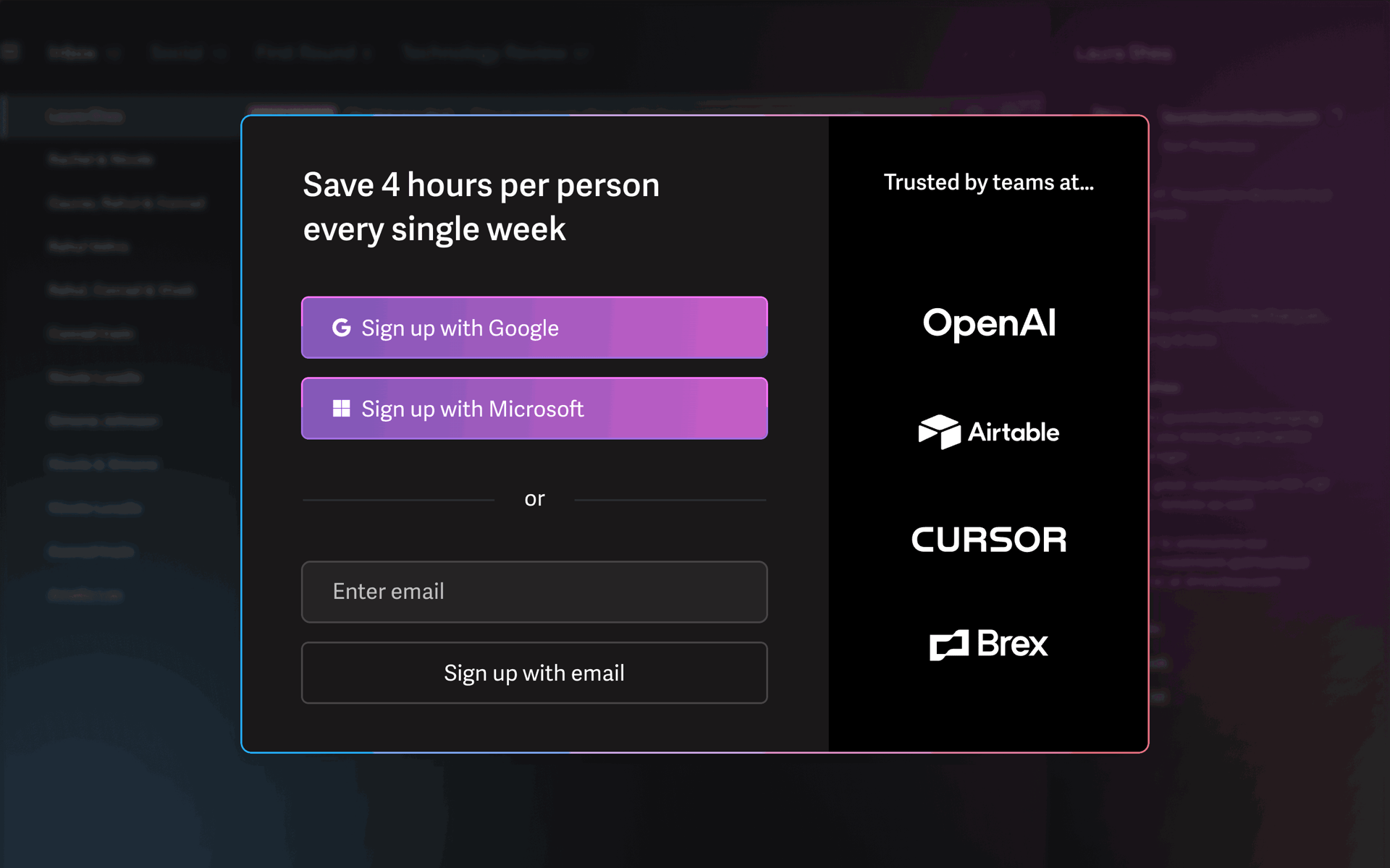Superhuman Web AI interface screenshot 2