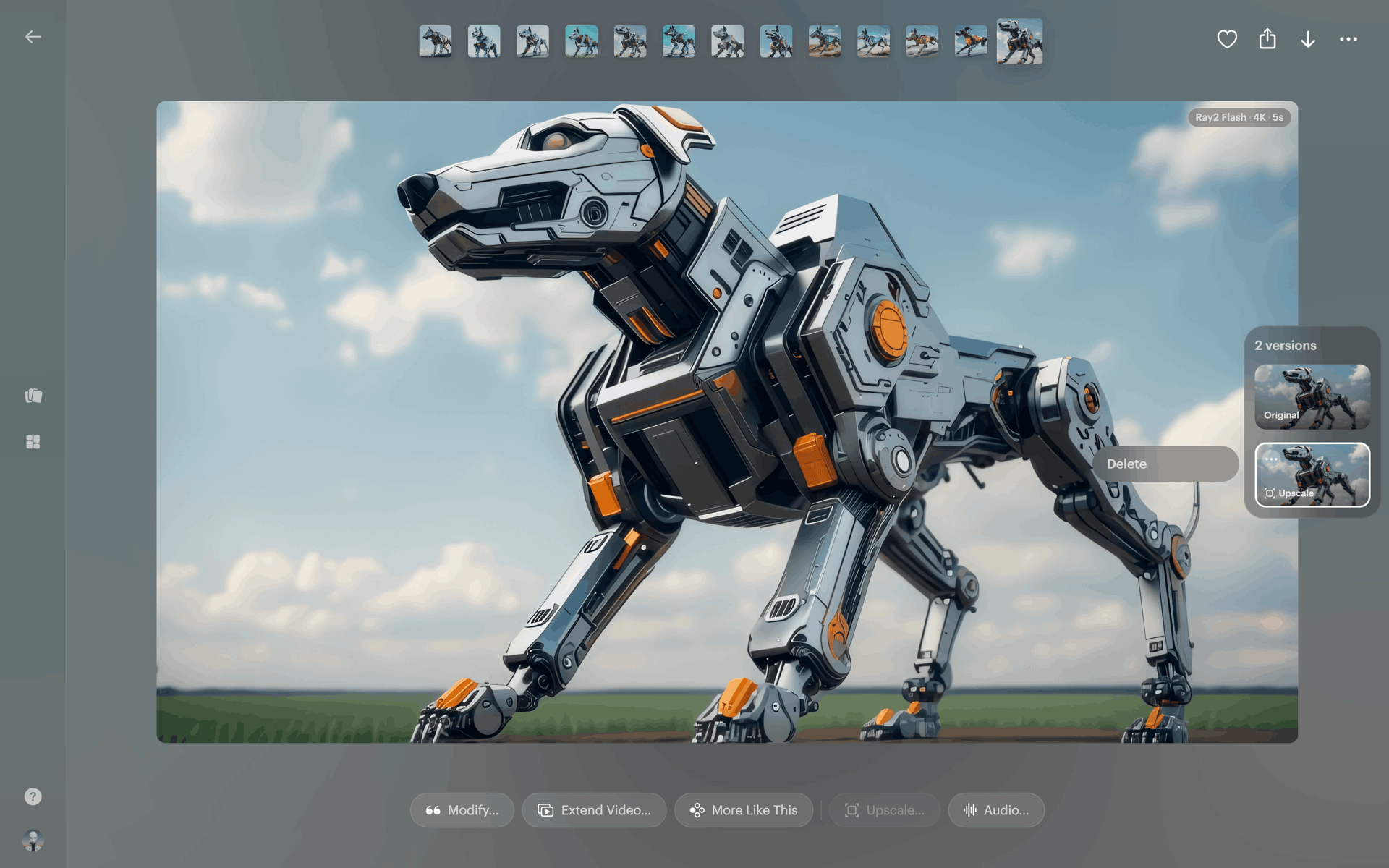 Luma AI Web Photo & Video interface screenshot 24