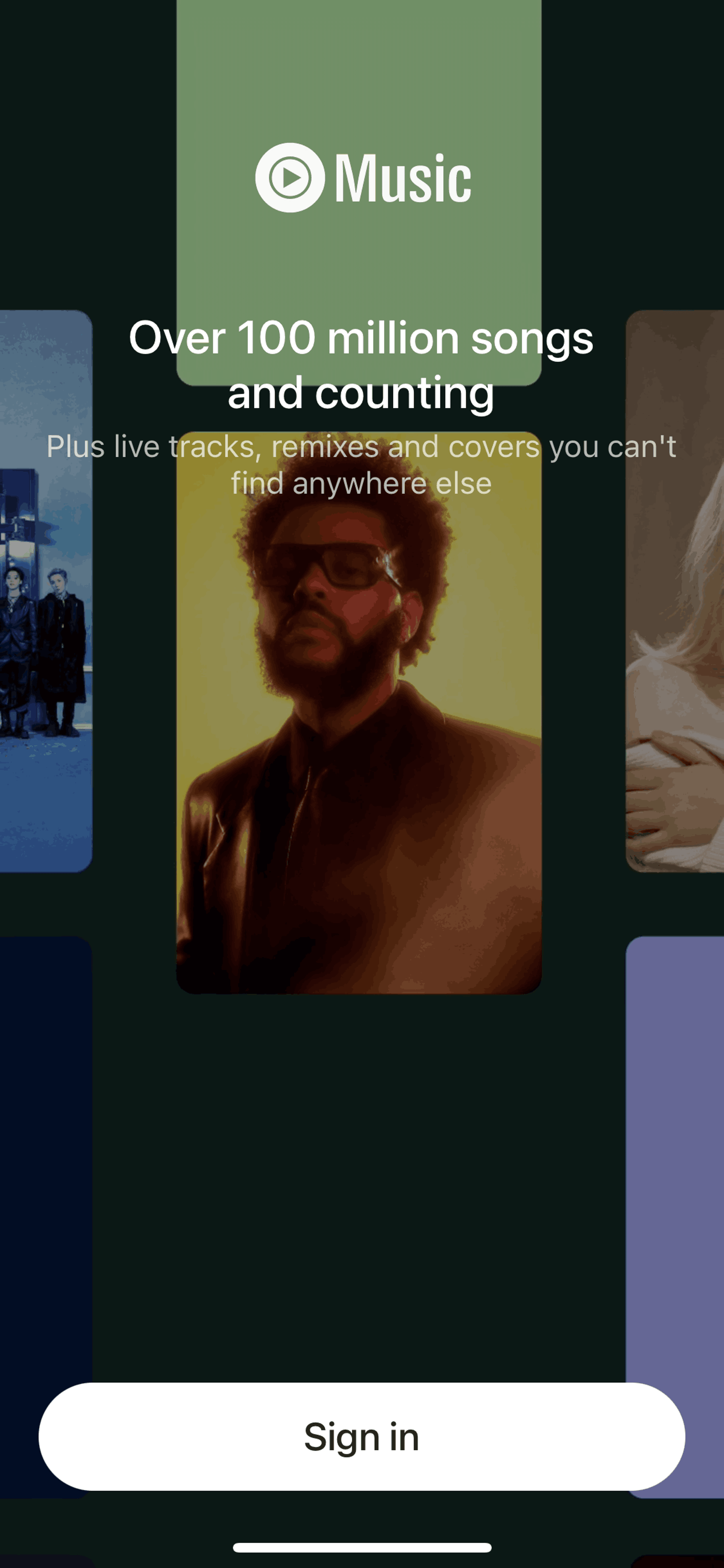 YouTube Music iOS Music & Audio interface screenshot 2