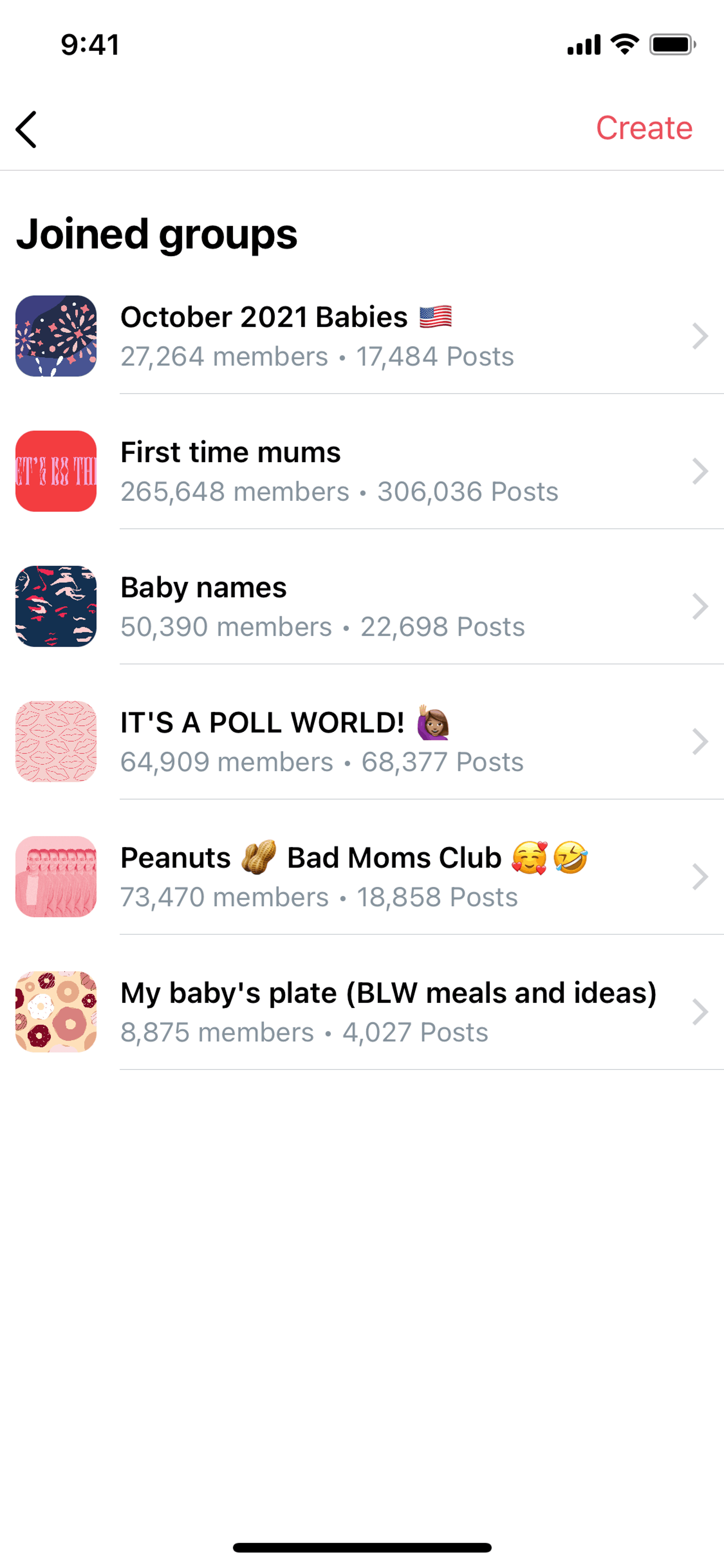 Peanut iOS Social Networking interface screenshot 10