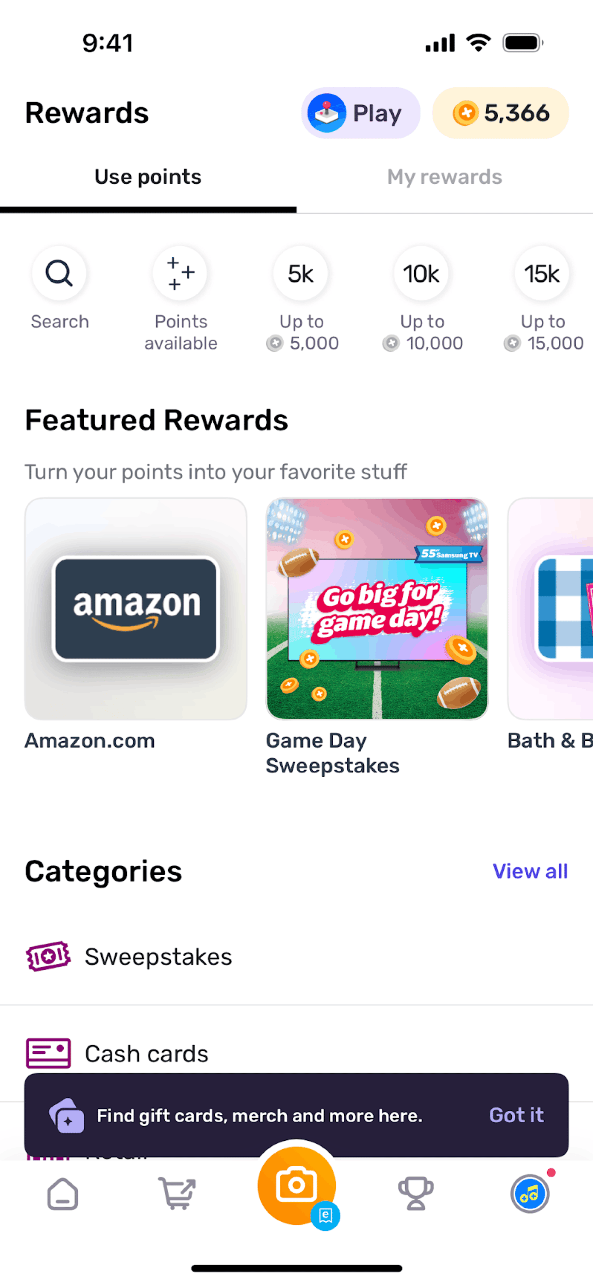 Fetch iOS Shopping interface screenshot 20