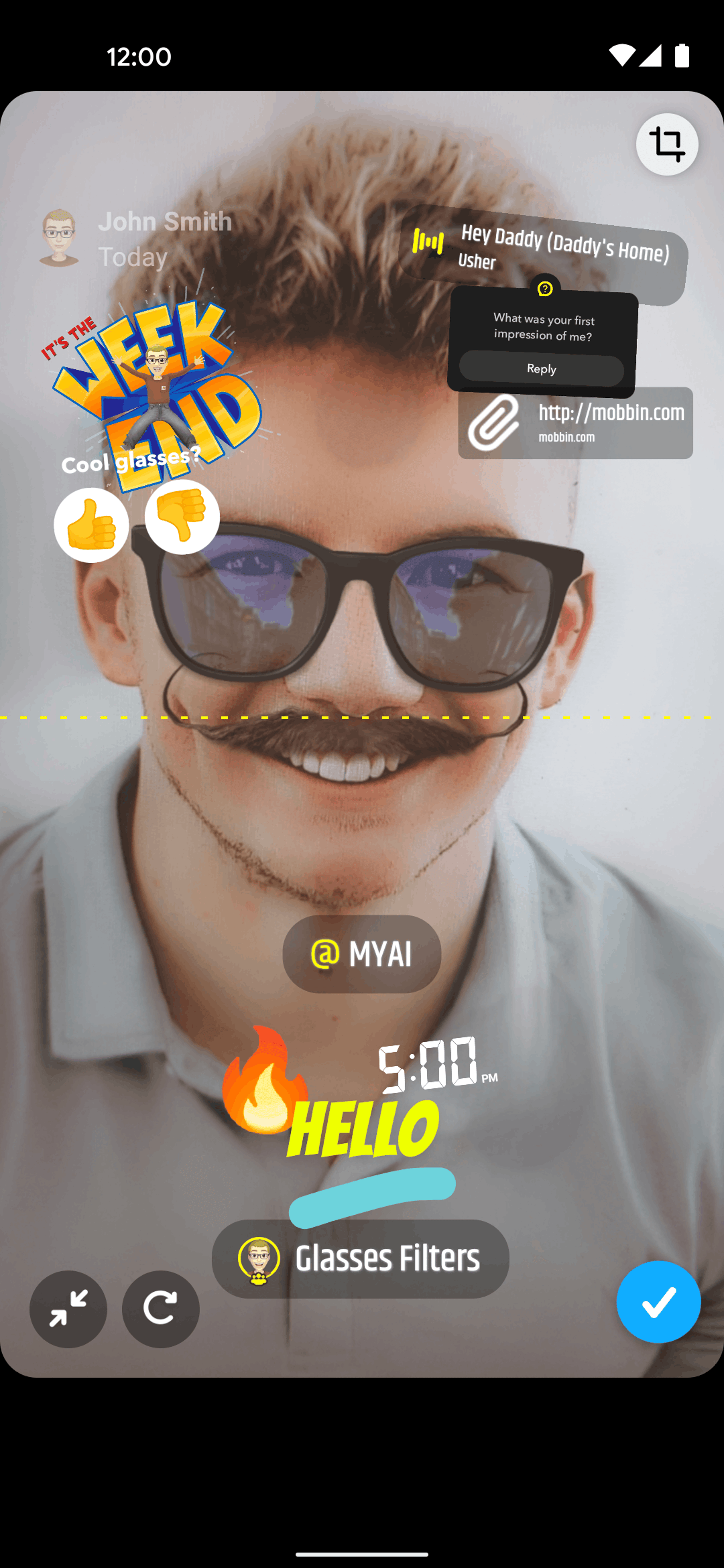 Snapchat Android Social Networking interface screenshot 22