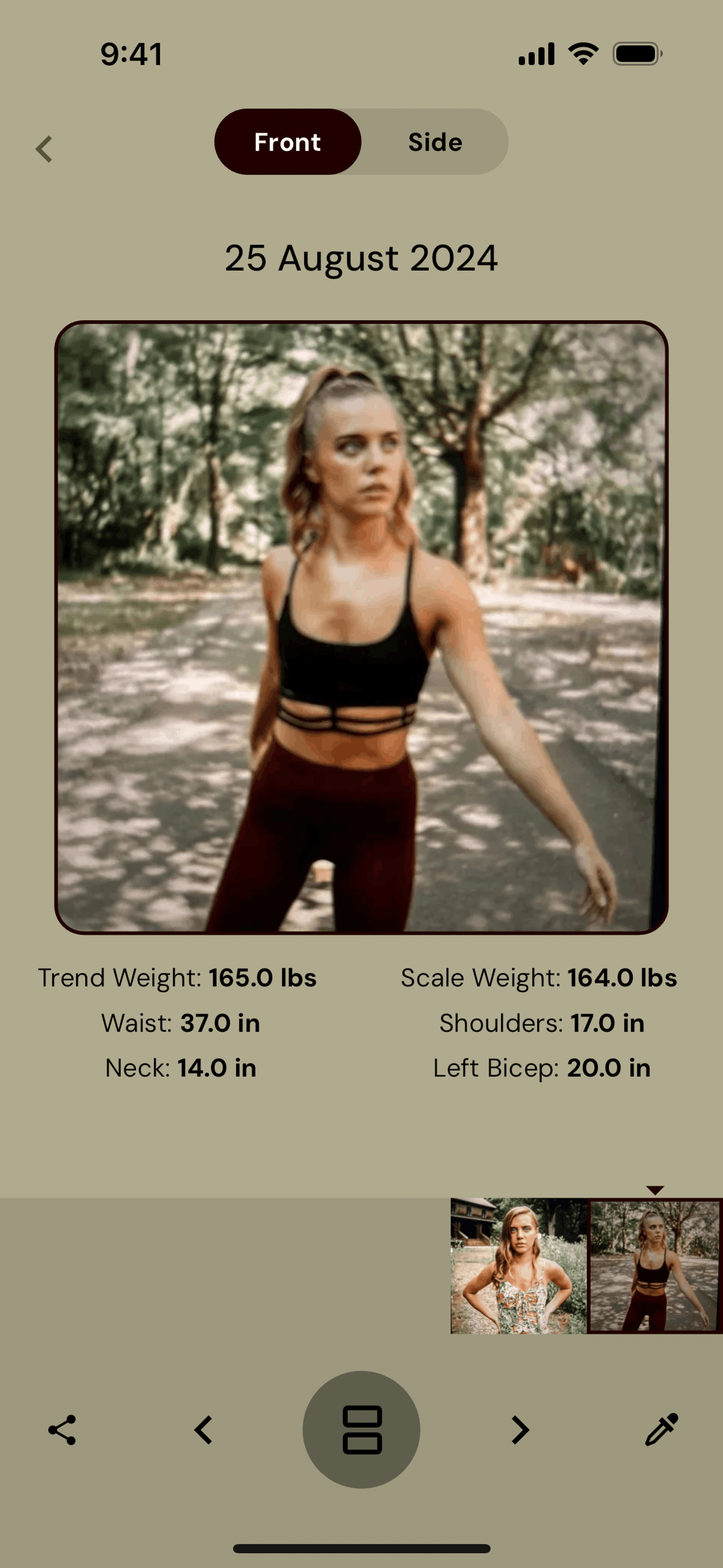 MacroFactor iOS Health & Fitness interface screenshot 14