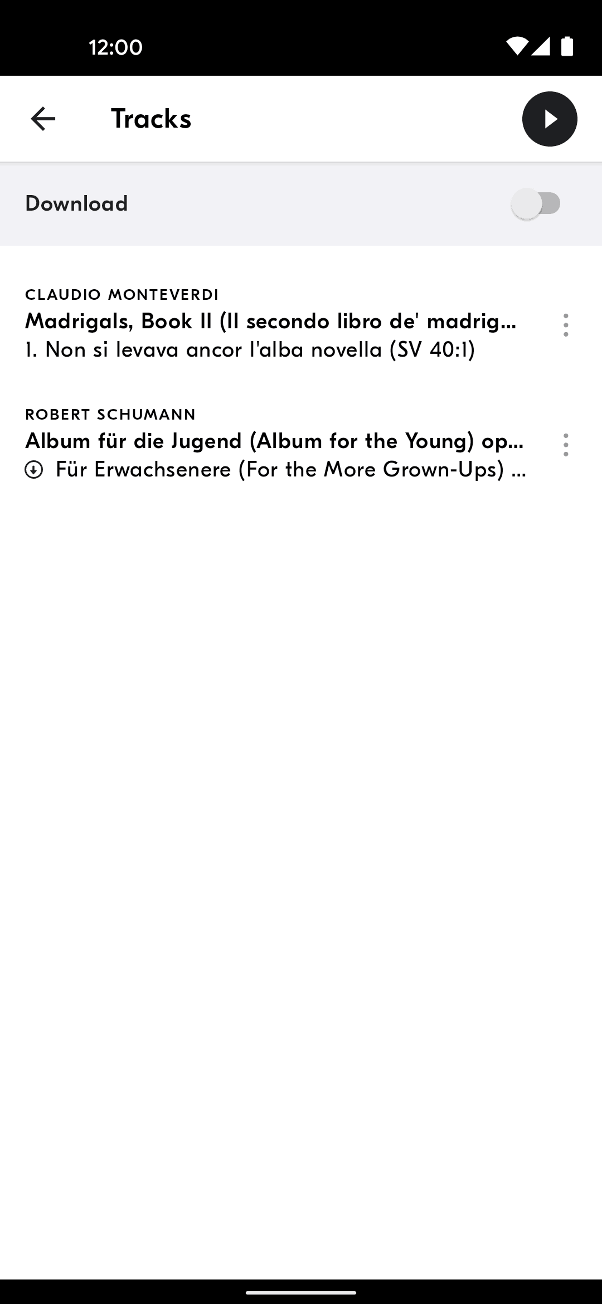 IDAGIO Android Music & Audio interface screenshot 10