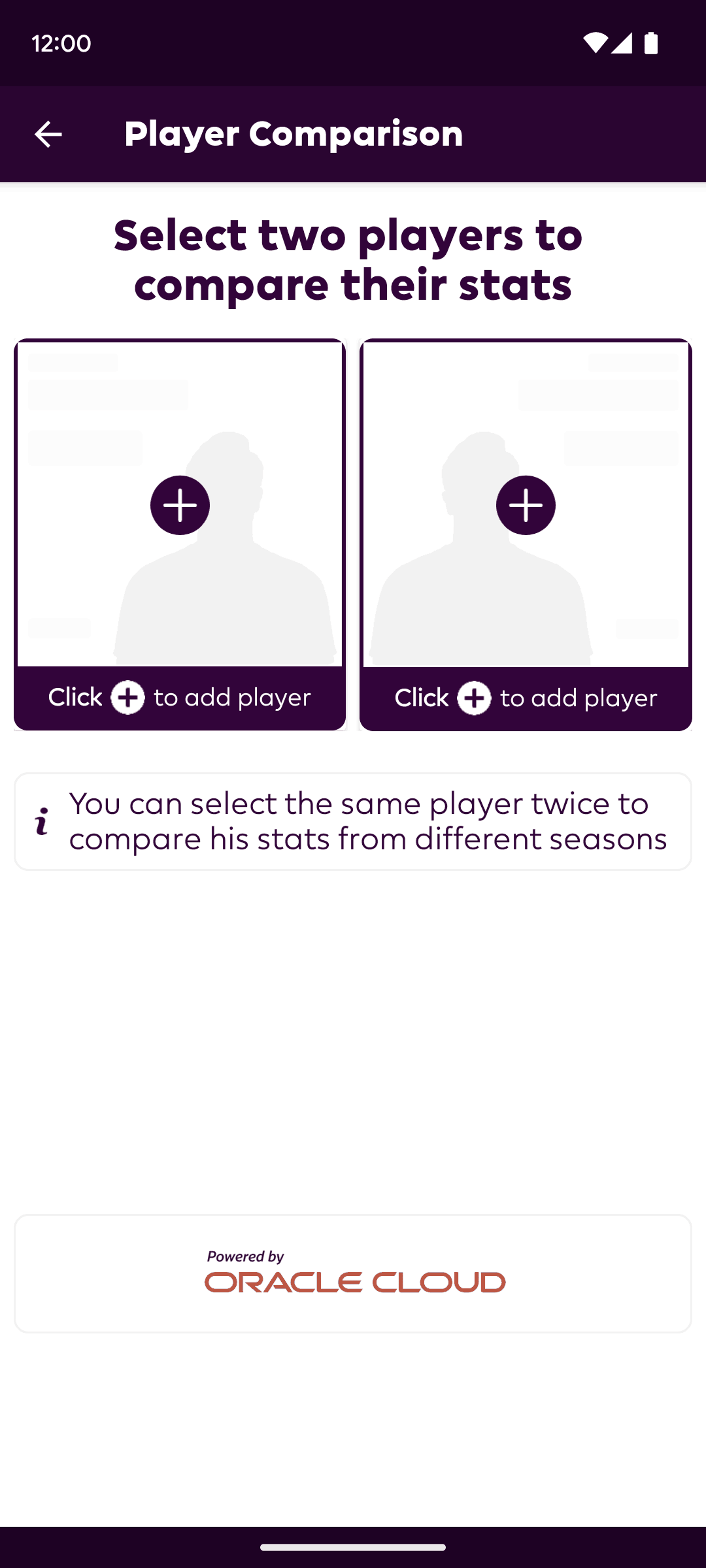 Premier League Android Sports interface screenshot 13
