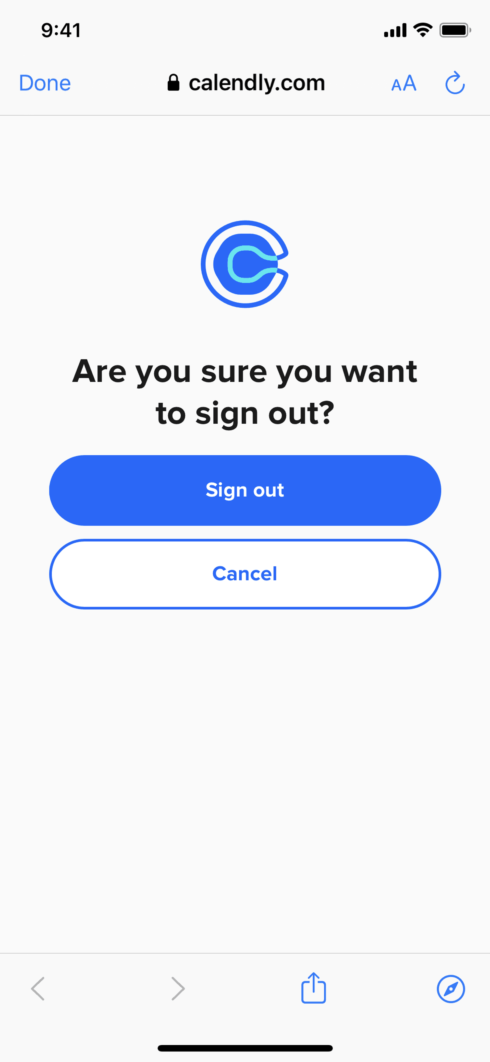 Calendly iOS Business interface screenshot 8