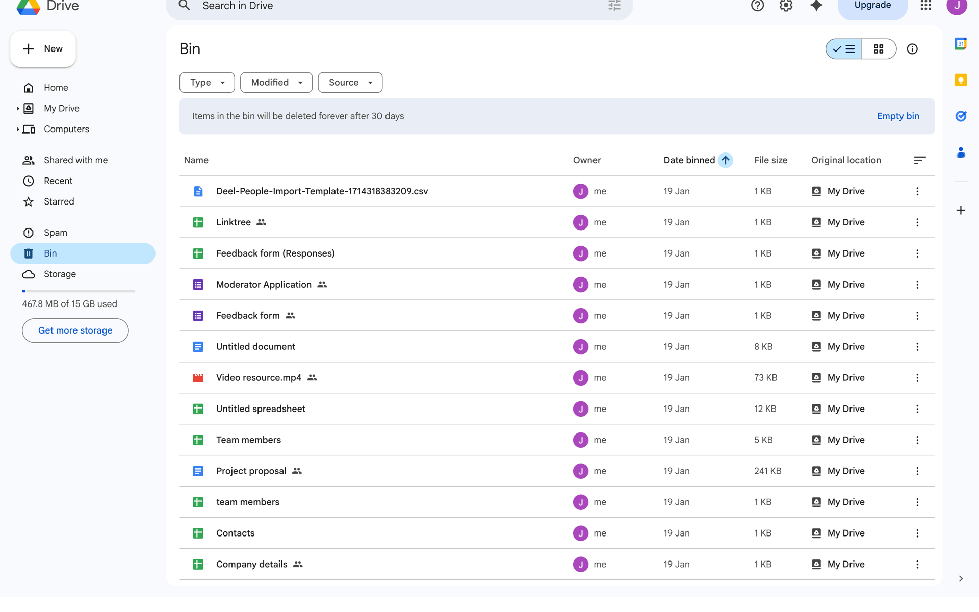 Google Drive Web Productivity interface screenshot 7
