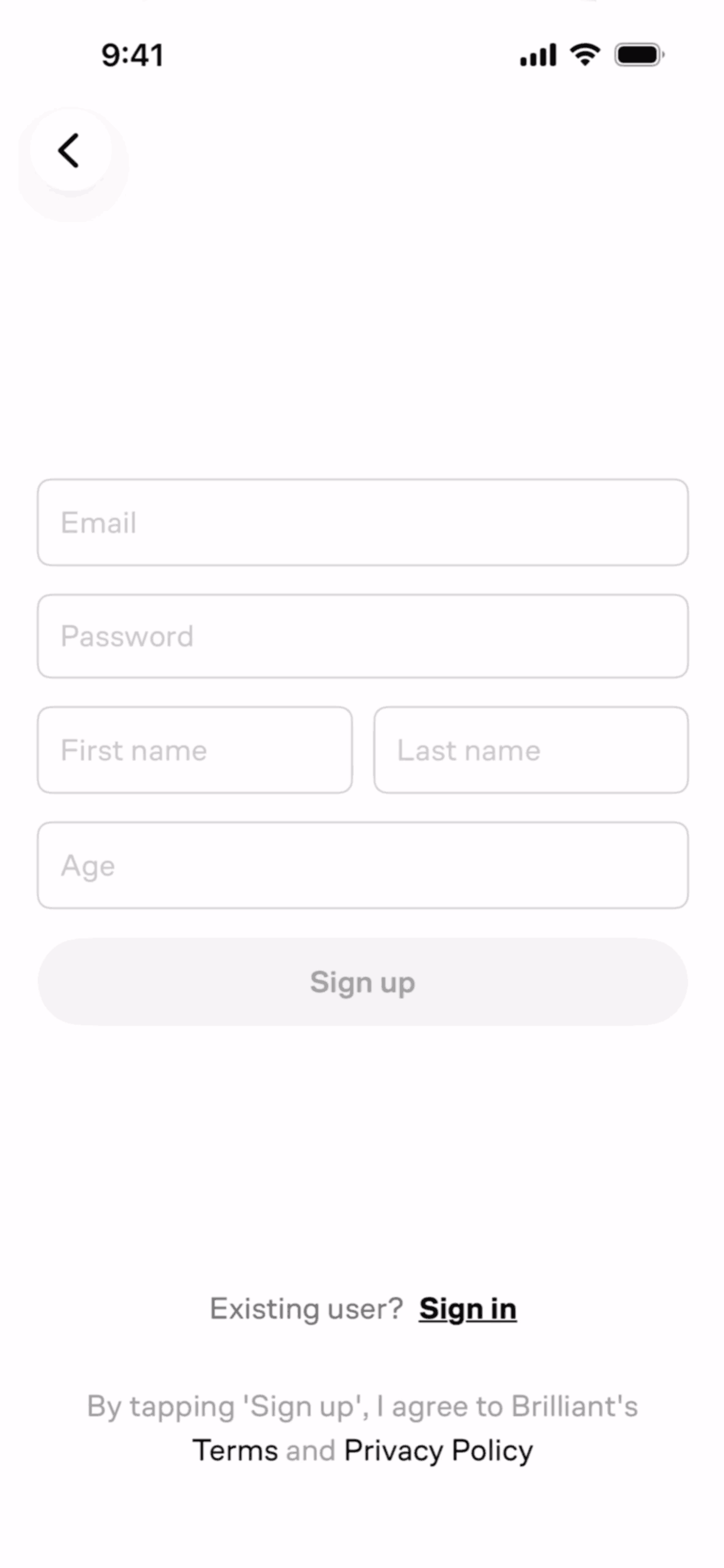 Brilliant iOS Education interface screenshot 10