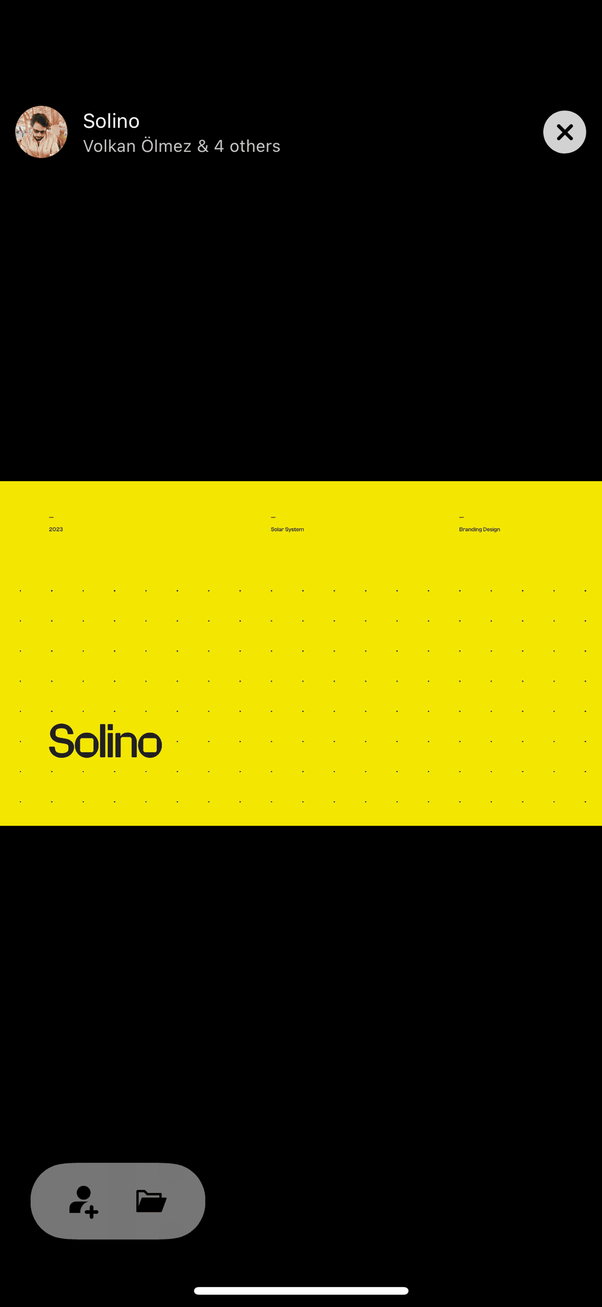 Behance iOS Social Networking interface screenshot 17