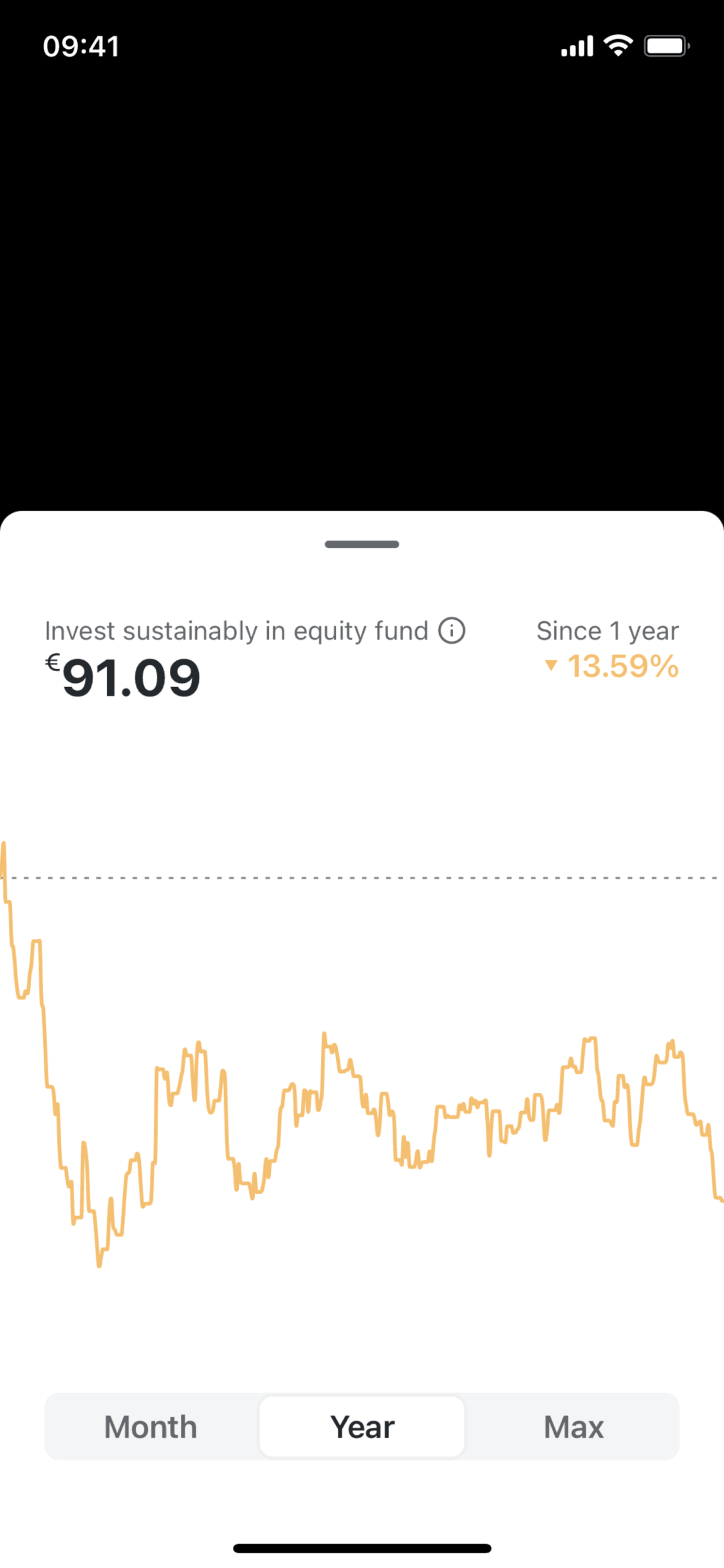 Tomorrow iOS Finance interface screenshot 7