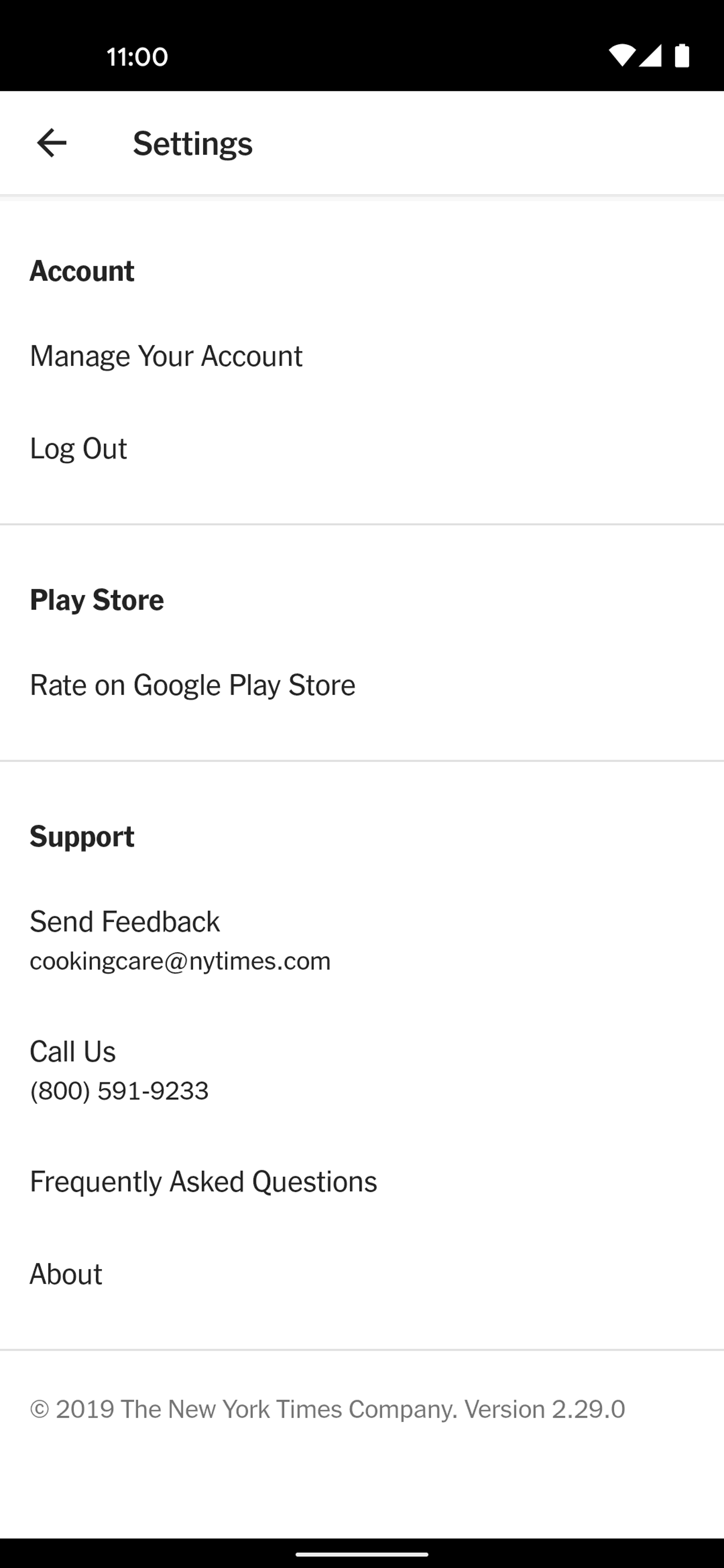 NYT Cooking Android Food & Drink interface screenshot 16