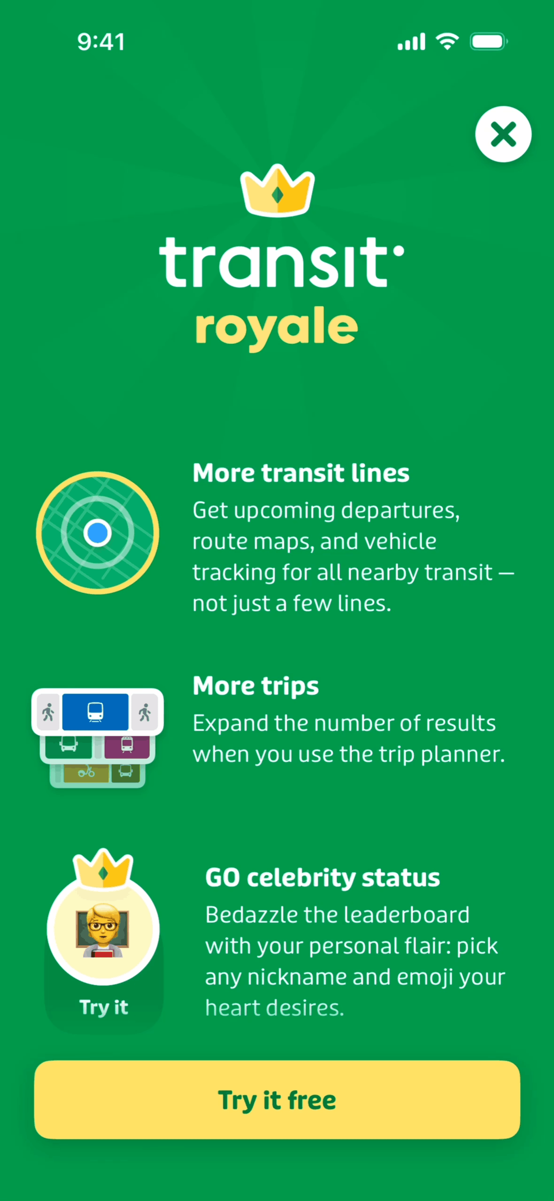 Transit iOS Maps & Navigation interface screenshot 6