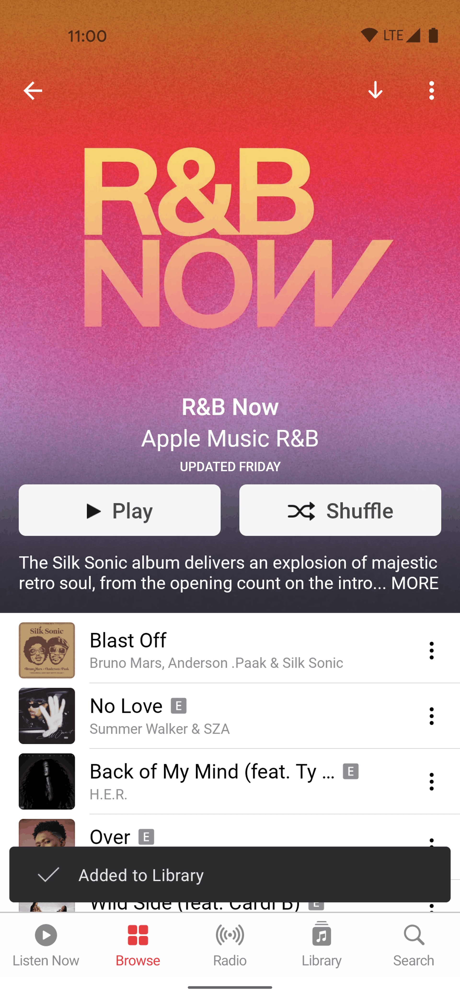 Apple Music Android Music & Audio interface screenshot 17