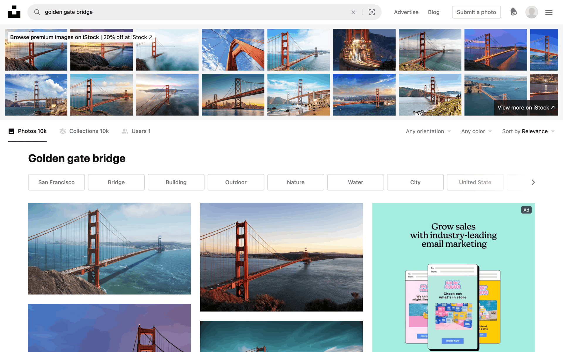Unsplash Web Photo & Video interface screenshot 8