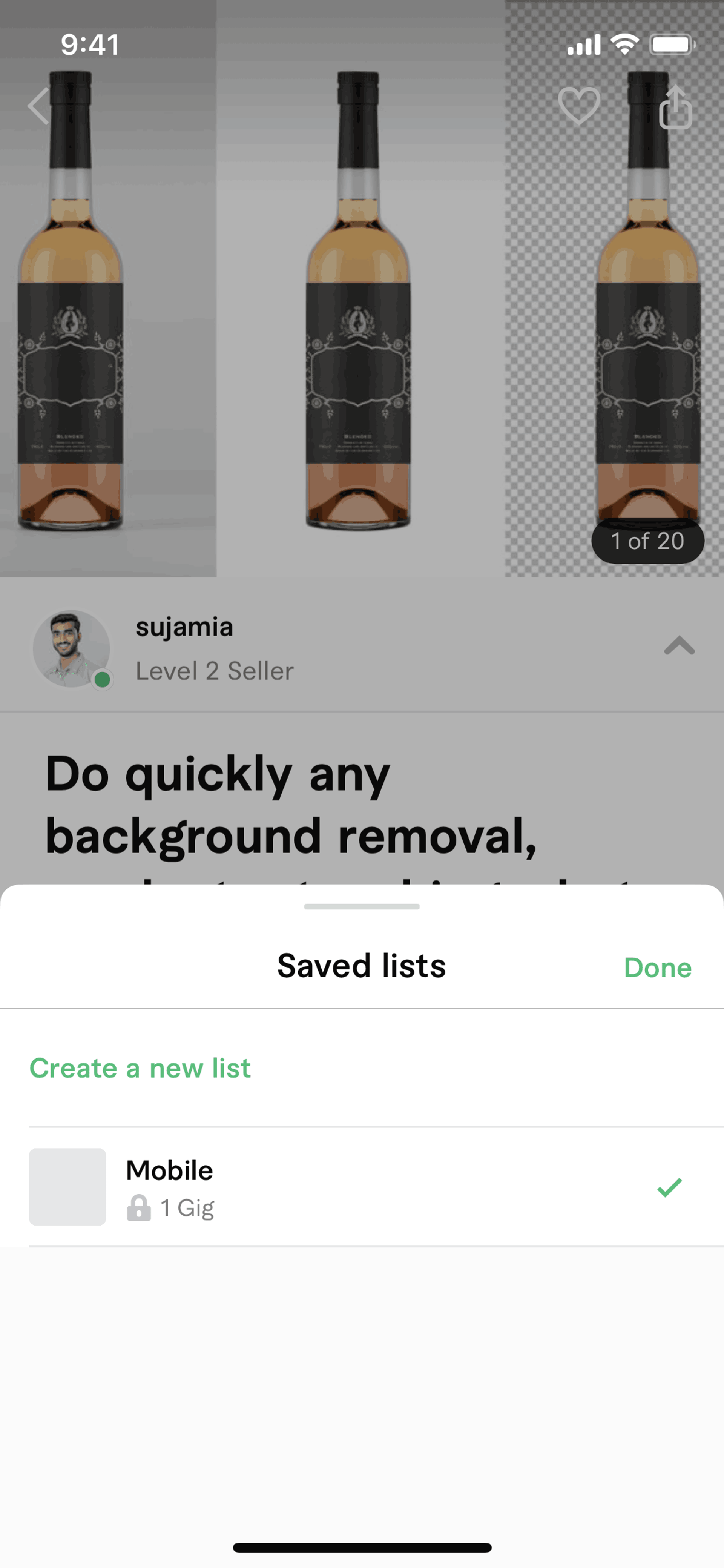 Fiverr iOS Business interface screenshot 17