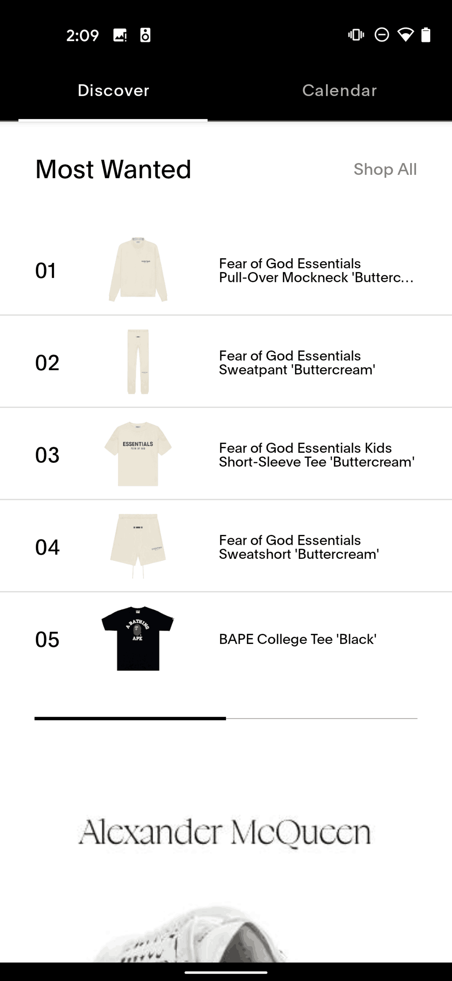 GOAT Android Shopping interface screenshot 14