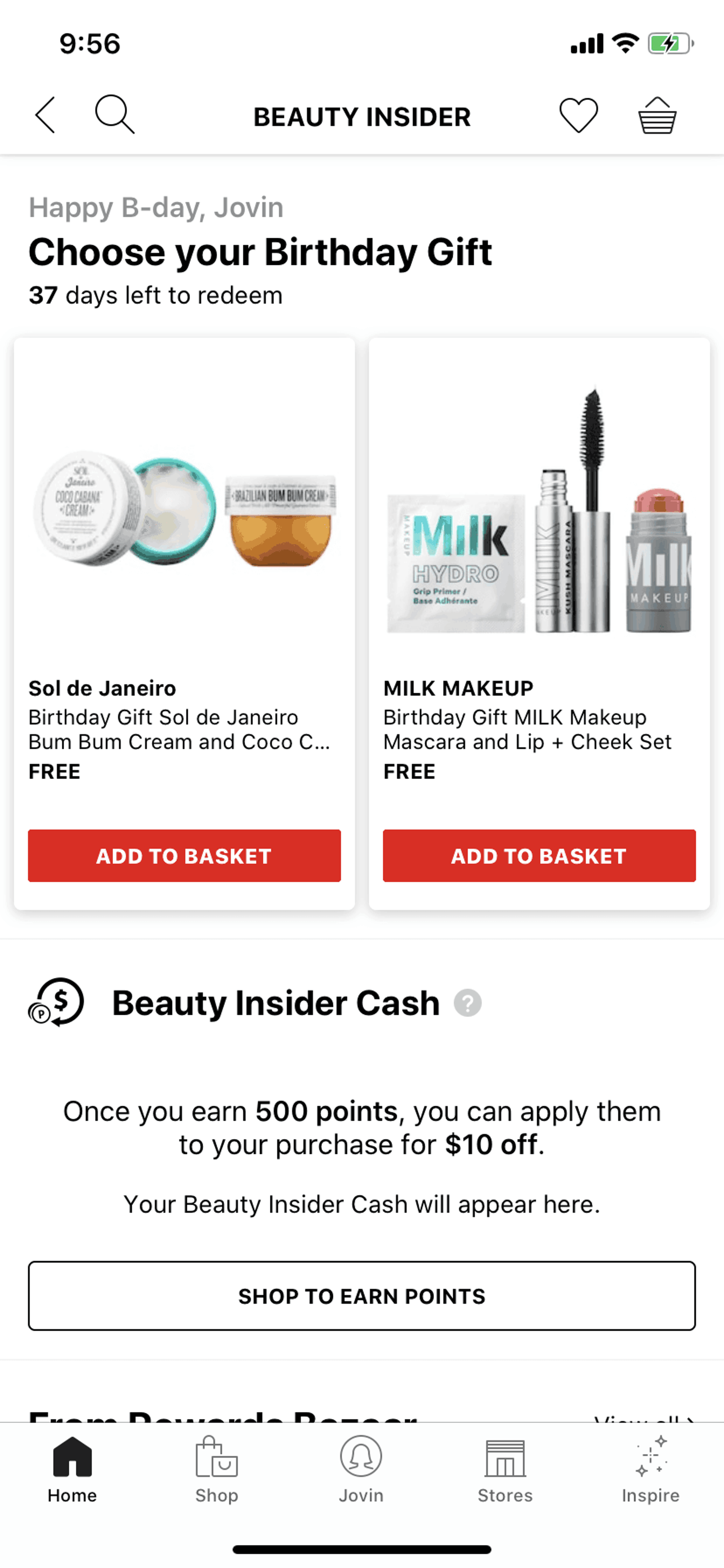 Sephora iOS Shopping interface screenshot 17