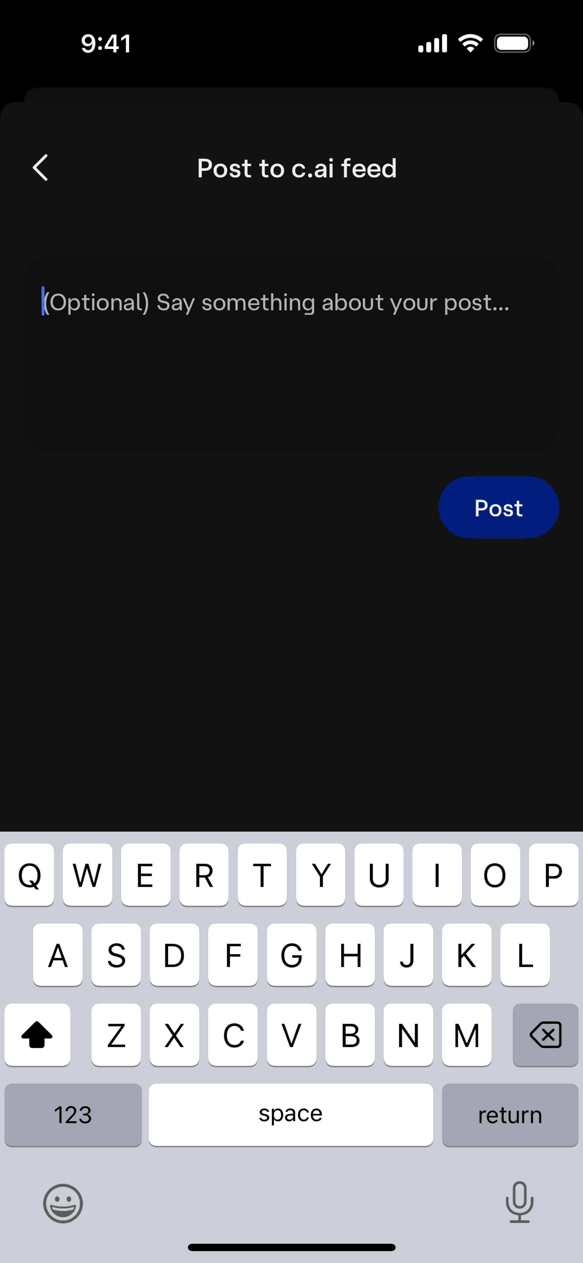Character AI iOS AI interface screenshot 13