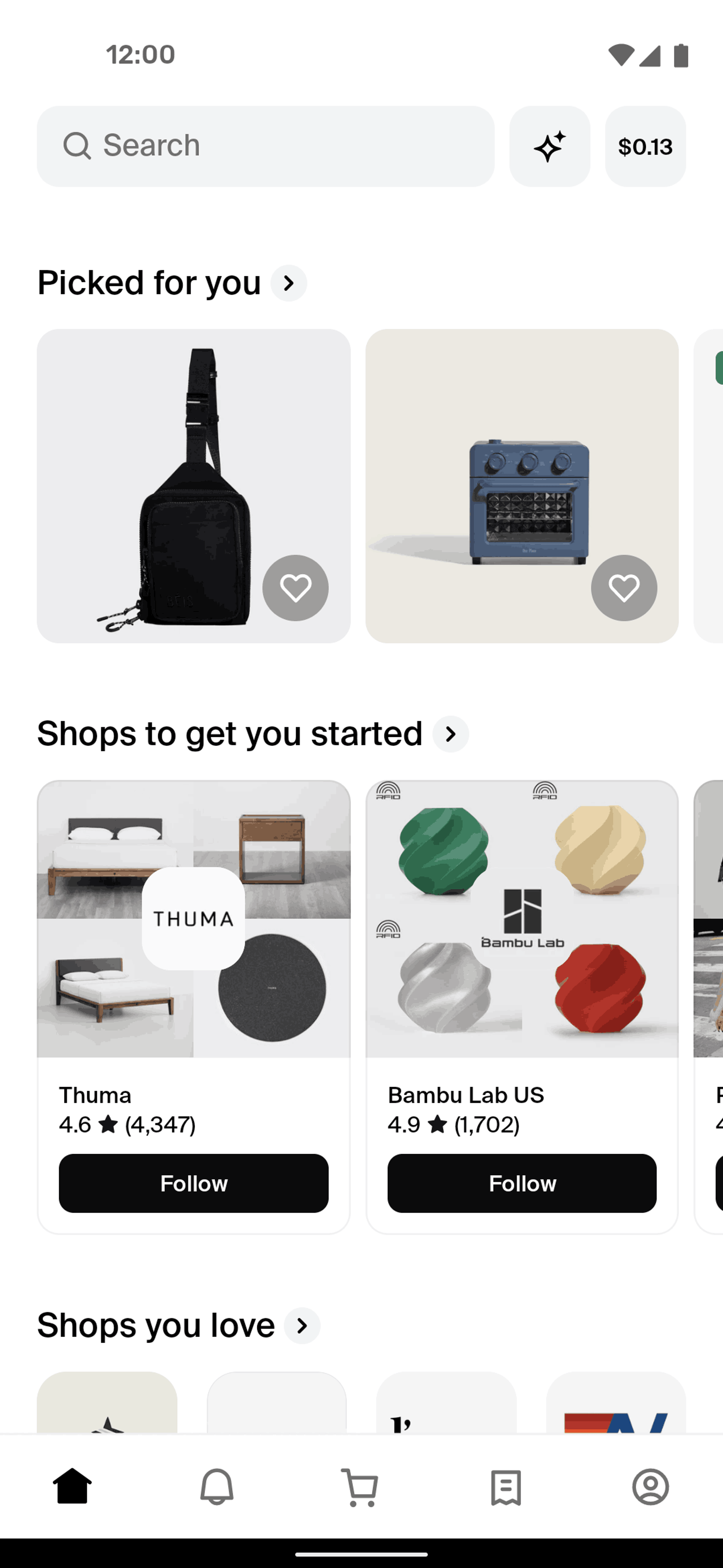 Shop Android Shopping interface screenshot 2