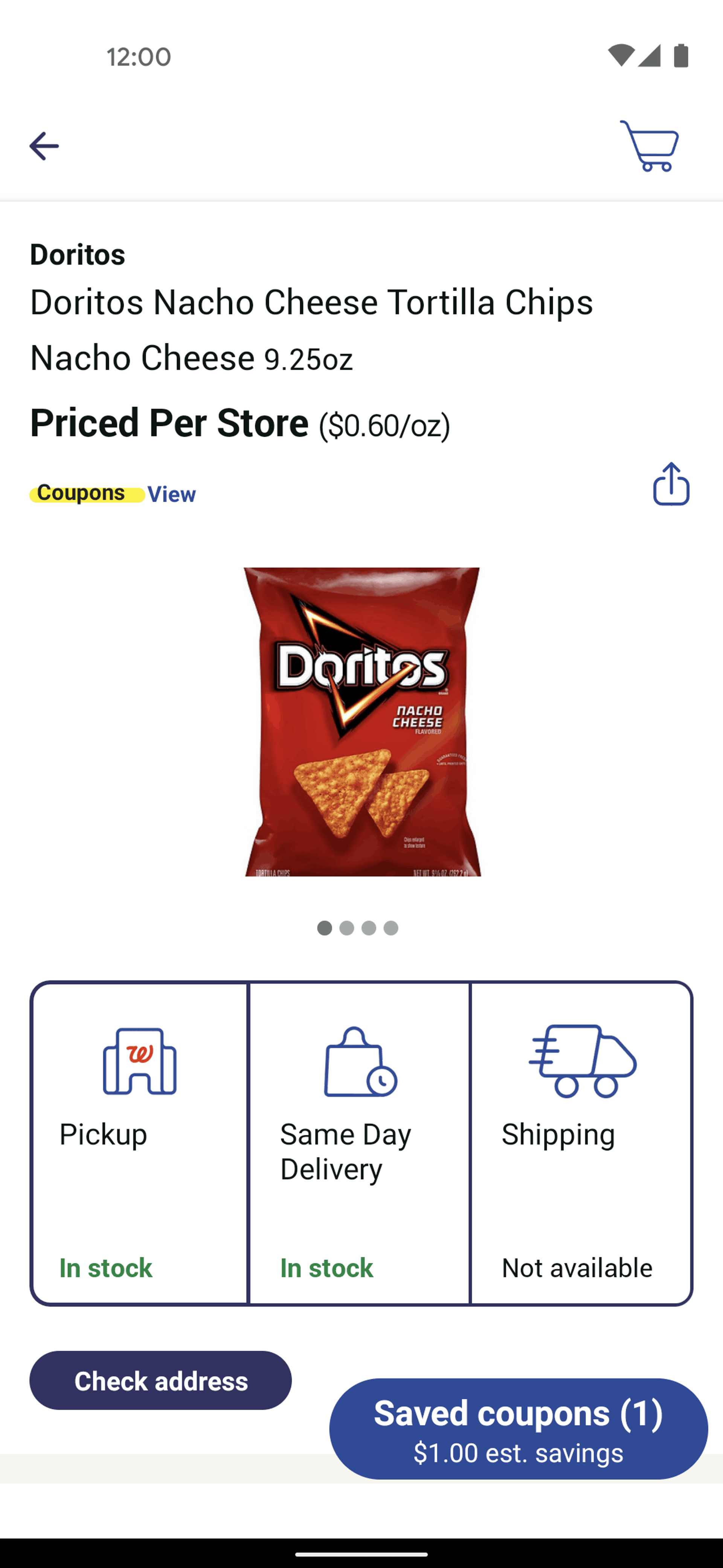 Walgreens Android Shopping interface screenshot 10